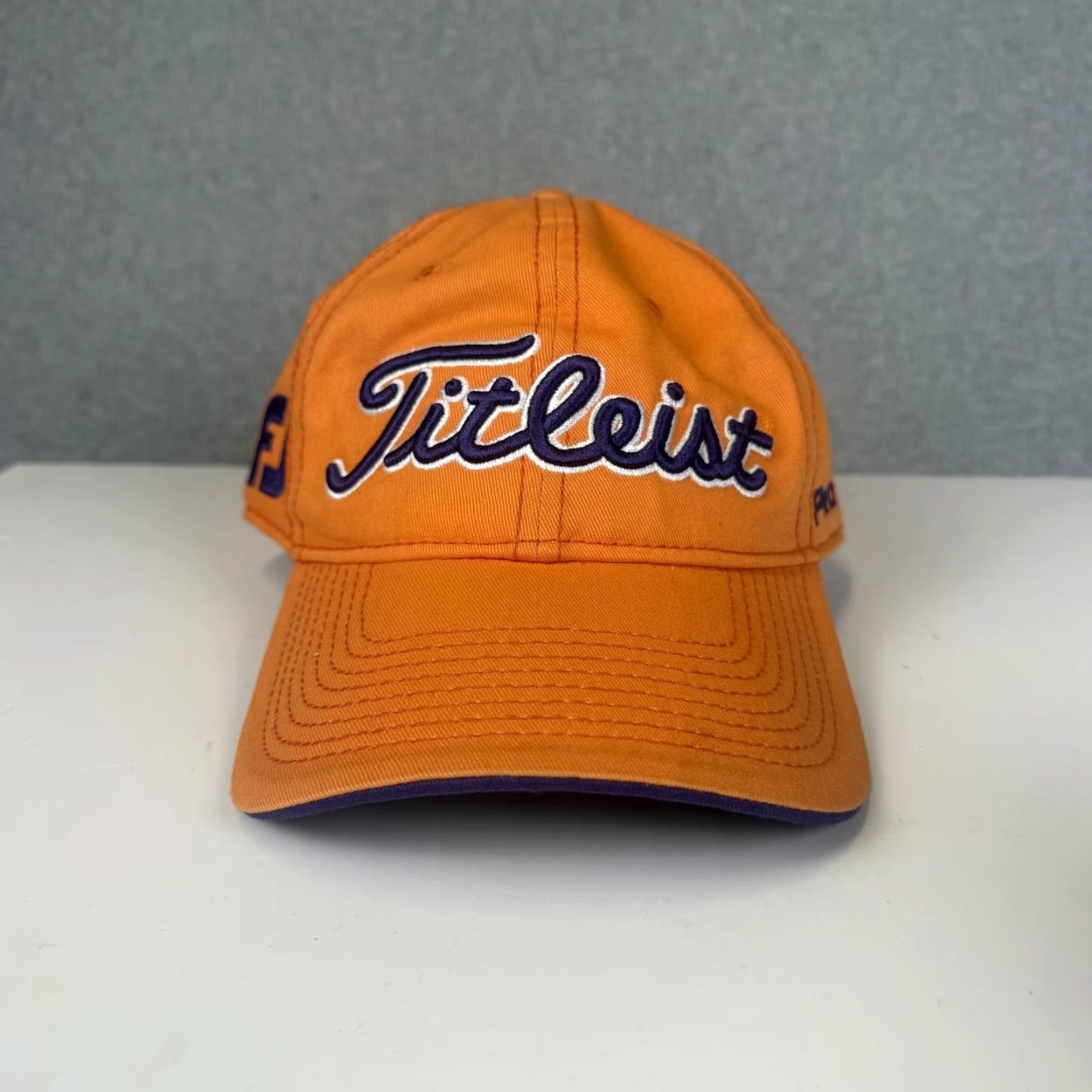 Titleist Titleist Orange Unisex Adult Adjustable Golf Baseball Cap Hat Size ONE SIZE - 2 Thumbnail