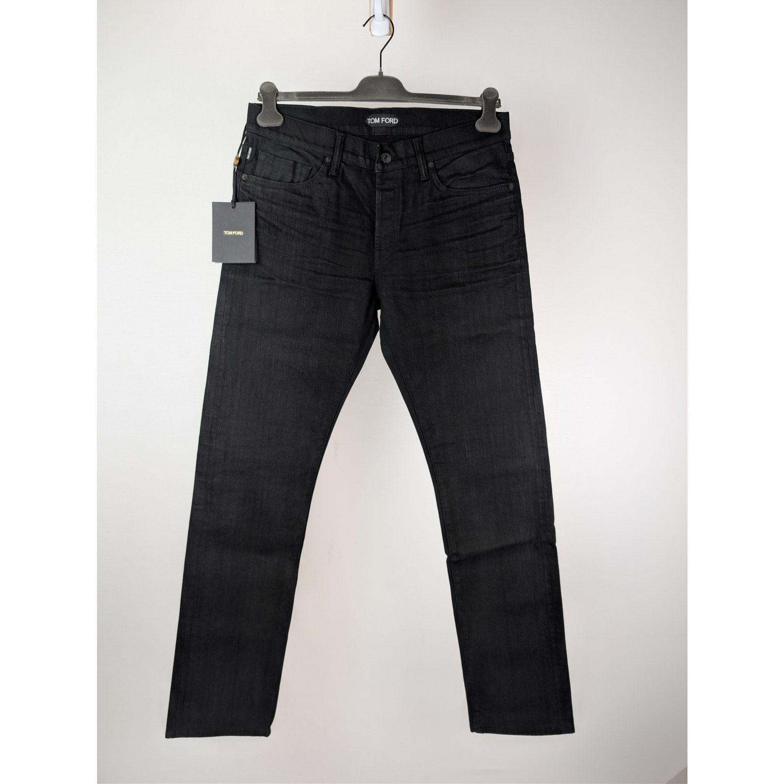 Tom Ford o1rshd1 Straight-Fit Denim Jeans in Black Size US 33 - 1 Thumbnail