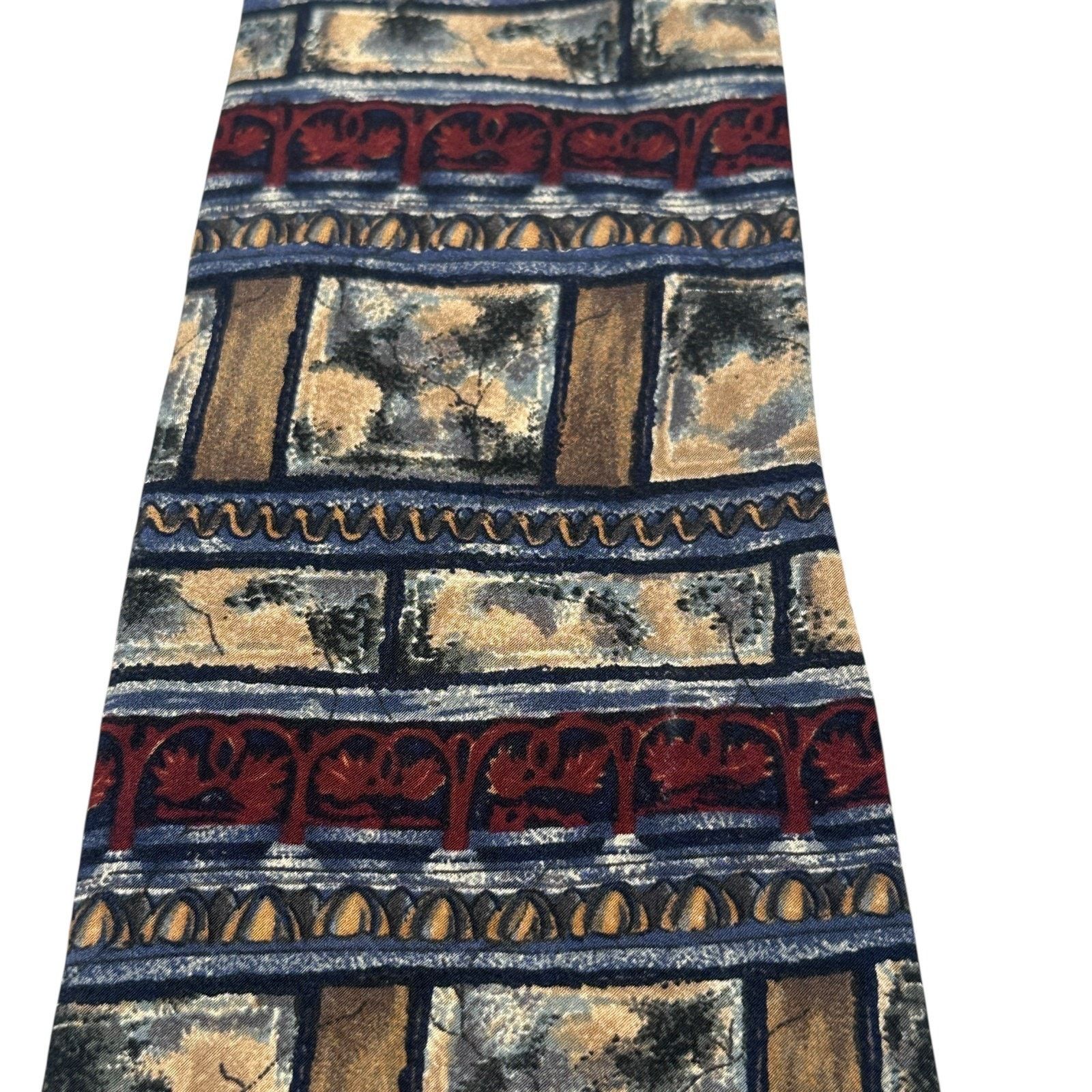 Other VTG MoMA Metropolitan Museum of Art Neck Tie Multicolor Silk Size ONE SIZE - 3 Thumbnail