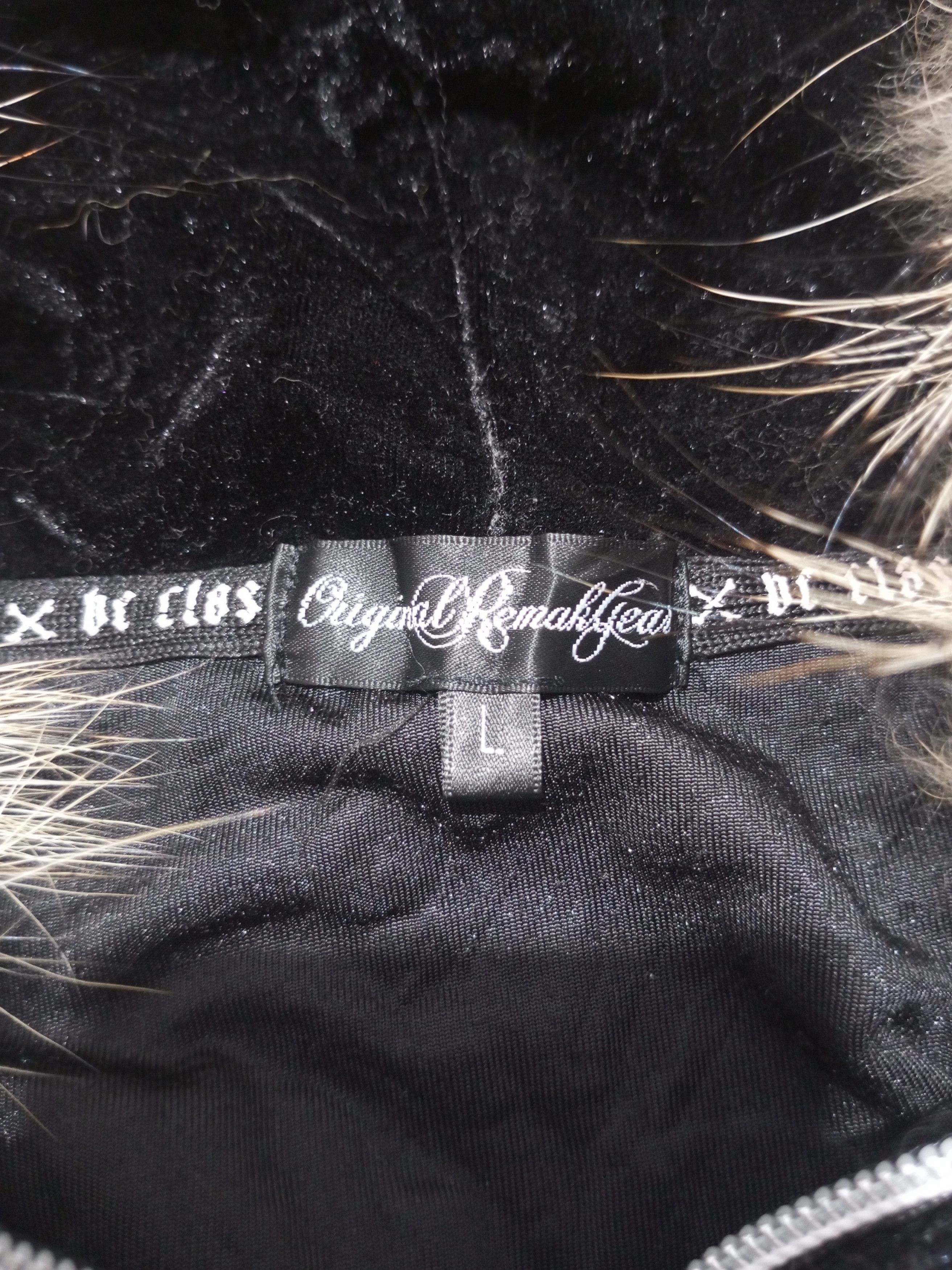 Hysteric Glamour Vintage original remak gear velvet fur hoodie Size US L / EU 52-54 / 3 - 12 Thumbnail