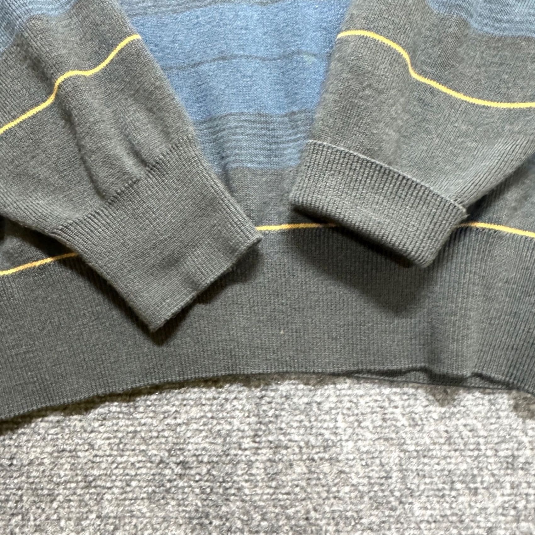 The Unbranded Brand VTG Yonex Sweater Mens XS Winning Touch Striped Cotton Pullover Multicolor Pullover Mens XS VTG Yonex Sweater Size US XS / EU 42 / 0 - 8 Thumbnail