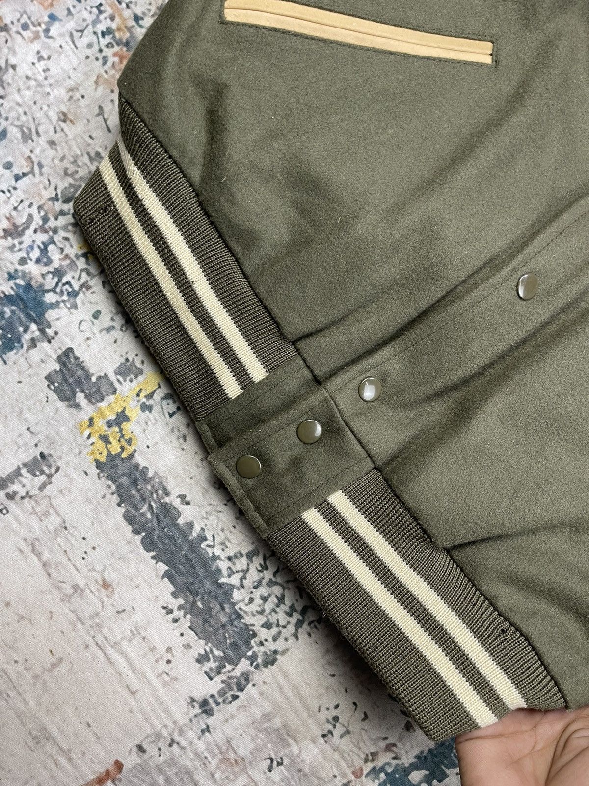 Japanese Brand Vintage Piko Hawaiian Leather Wool Varsity Jackets Size US S / EU 44-46 / 1 - 13 Thumbnail