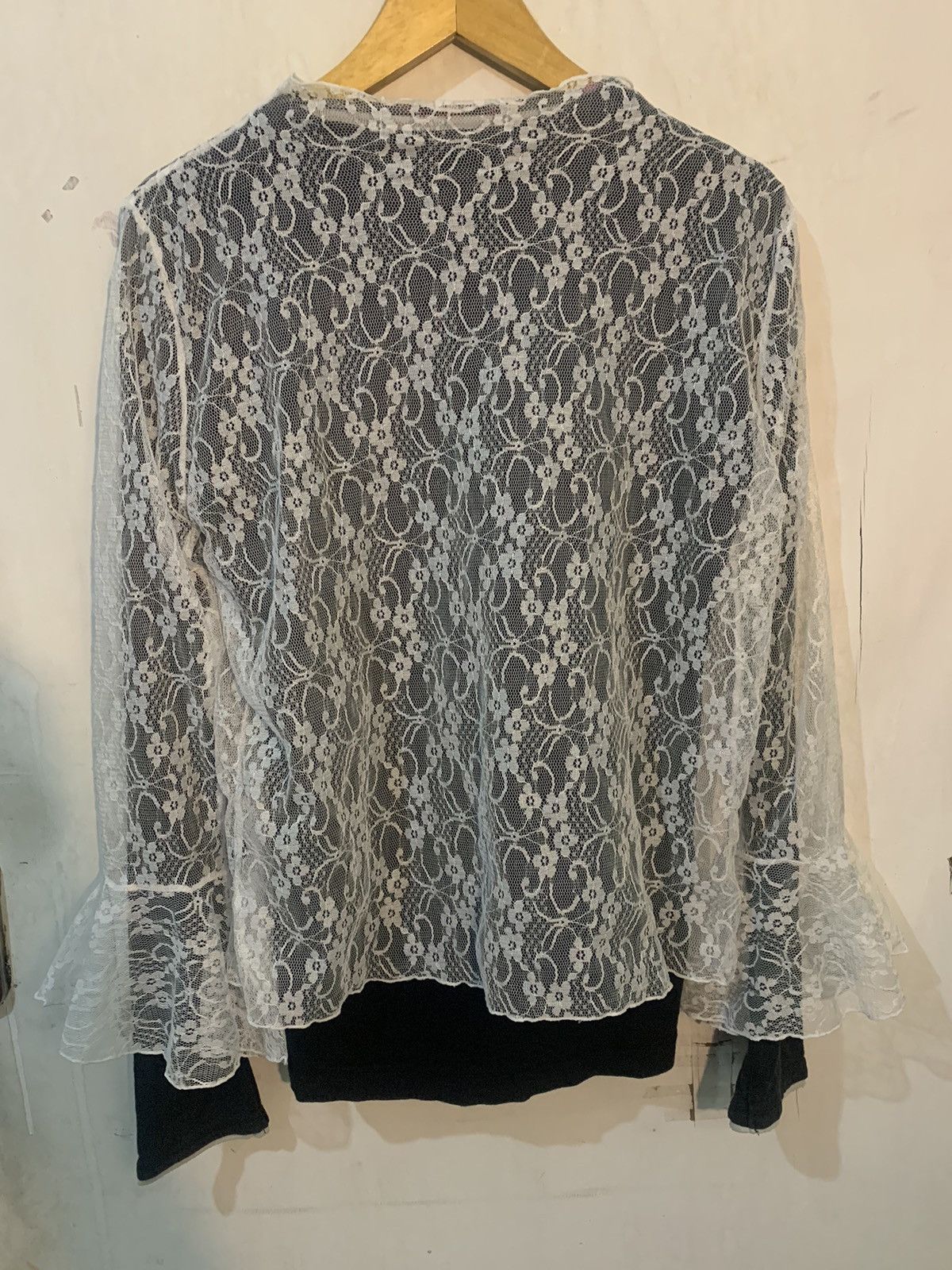 Hysteric Glamour × If Six Was Nine × Le Grande Bleu (L.G.B.) Japanese floral long-sleeved mesh t-shirt Size US L / EU 52-54 / 3 - 3 Thumbnail