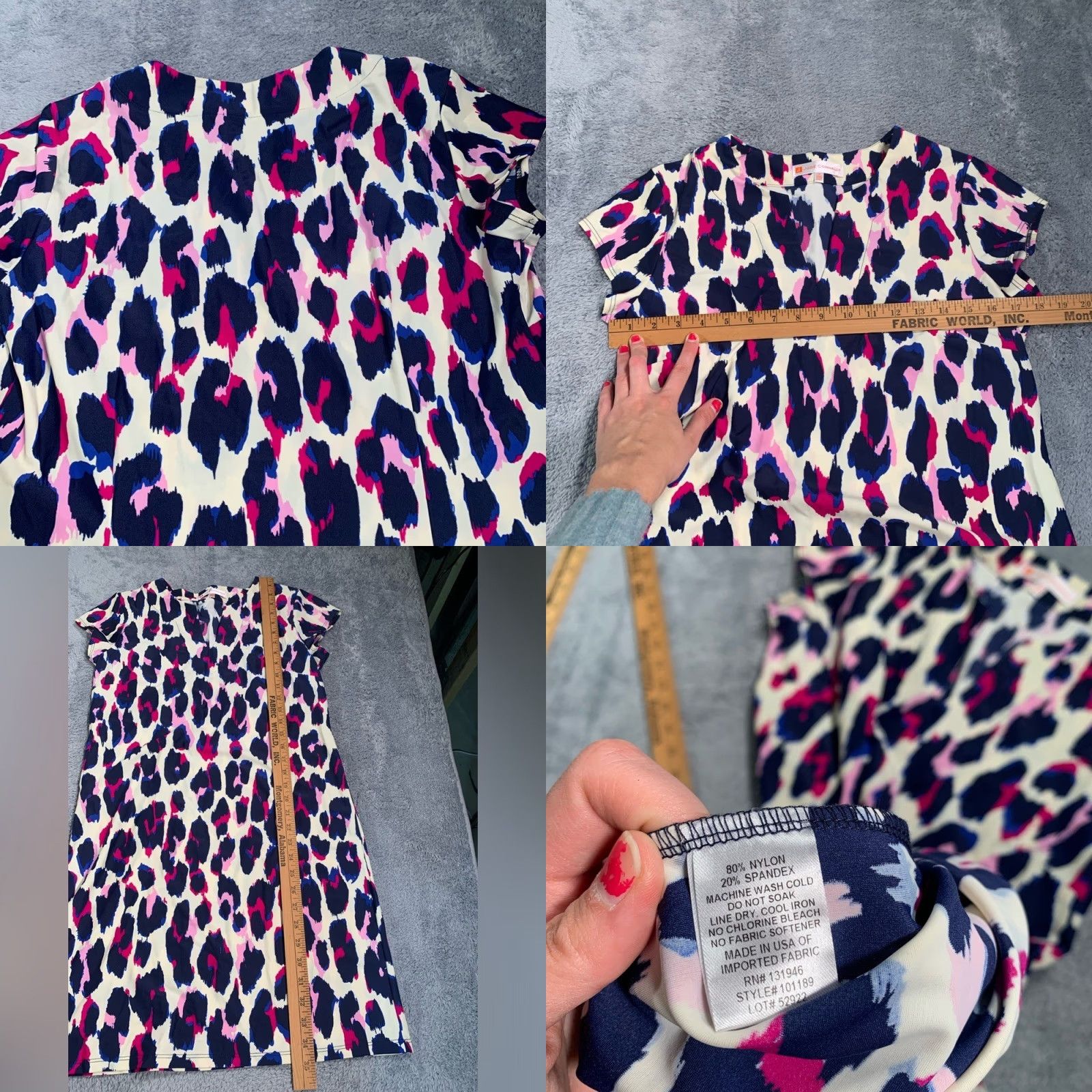Pinko Jude Connally Dress Pink and Purple Leopard Print Size S / US 4 / IT 40 - 8 Thumbnail