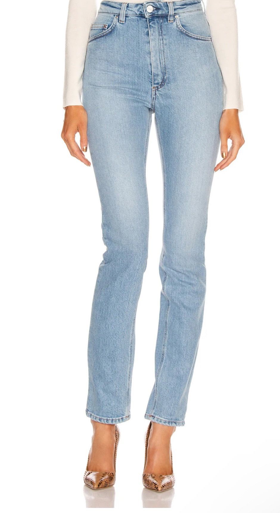 Toteme TOTEME High Waist Standard Denim Jeans size 24 Size 24" / US 00 / IT 34 - 1 Thumbnail