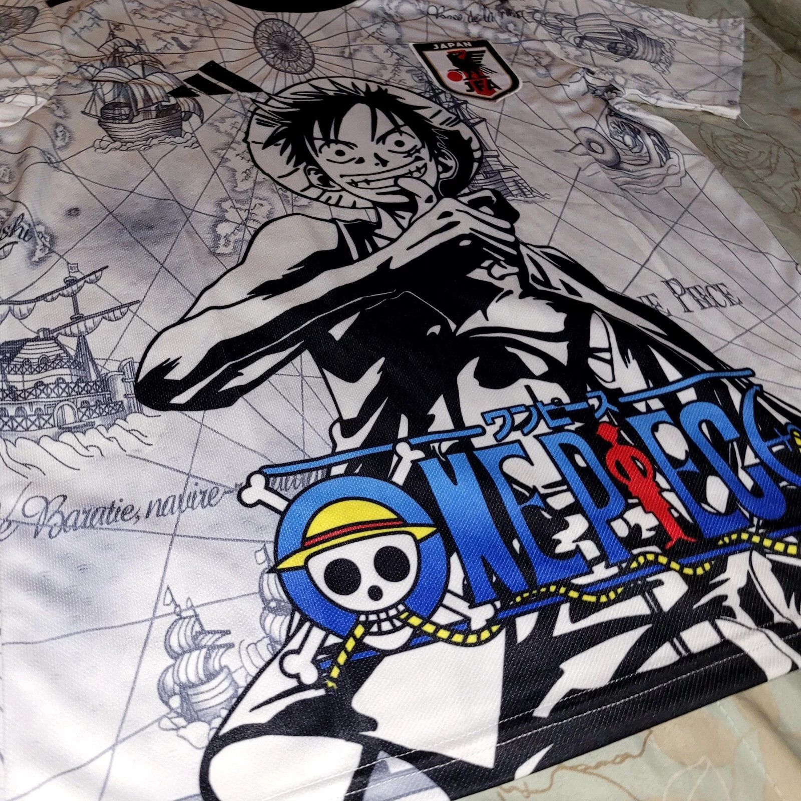 Other Japan Soccer Jersey – Special Luffy OnePiece Anime Edition Size US M / EU 48-50 / 2 - 5 Thumbnail