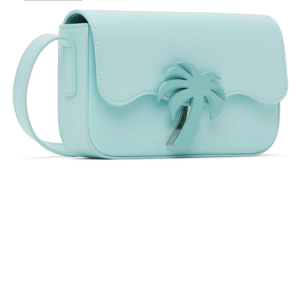Palm Angels Palm Angels "Palm Beach" shoulder bag in blue calf leather Size ONE SIZE - 2 Thumbnail