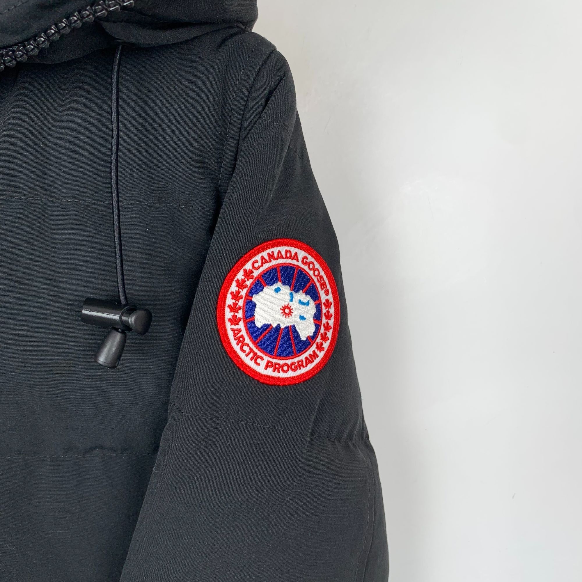 Canada Goose Canada Goose Womens Black Hooded Down Jacket With Faux Fur T Size XXS / US 00 / IT 34 - 13 Thumbnail