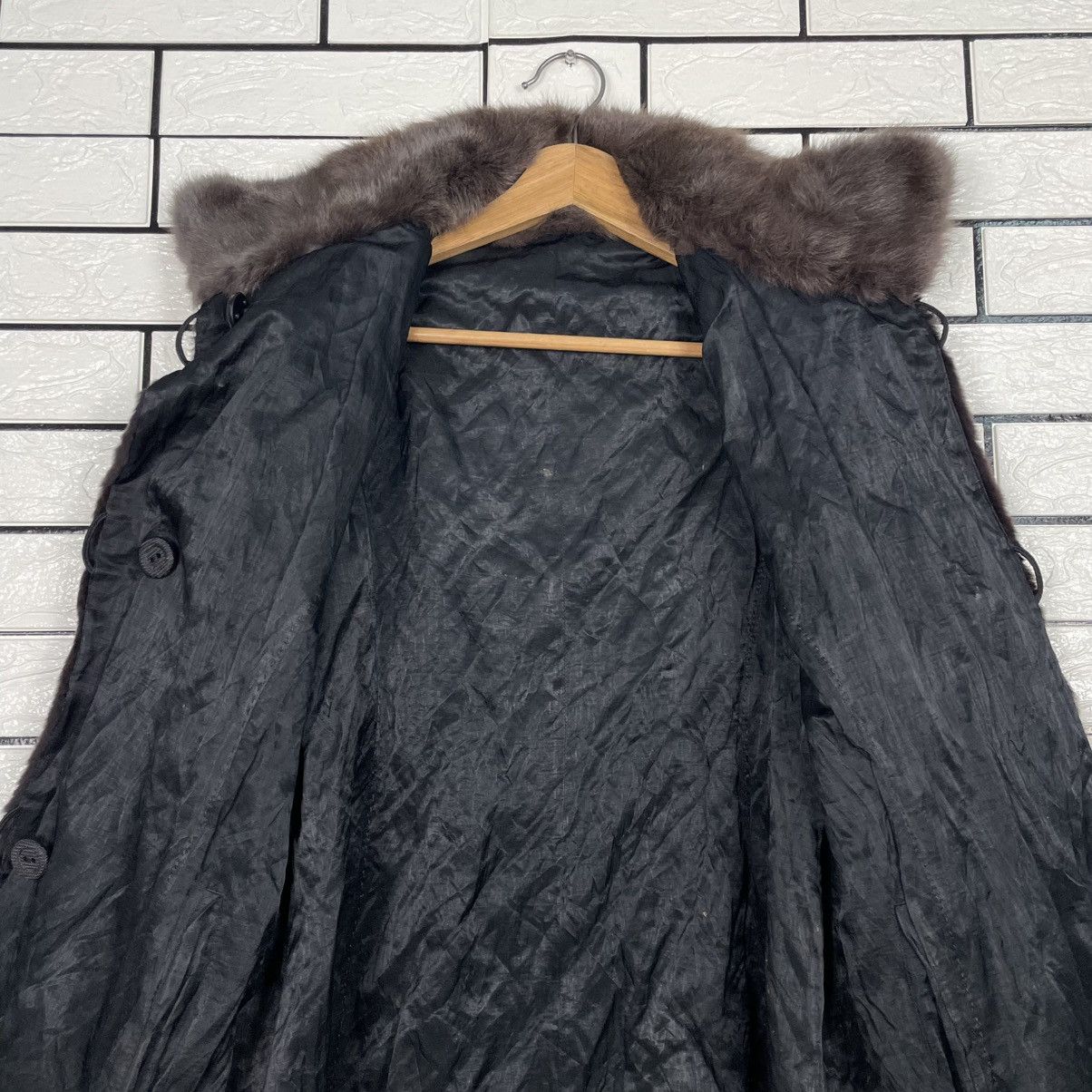 Japanese Brand Fur Nakamura Texture Colar Fur Jacket Size S / US 4 / IT 40 - 14 Thumbnail