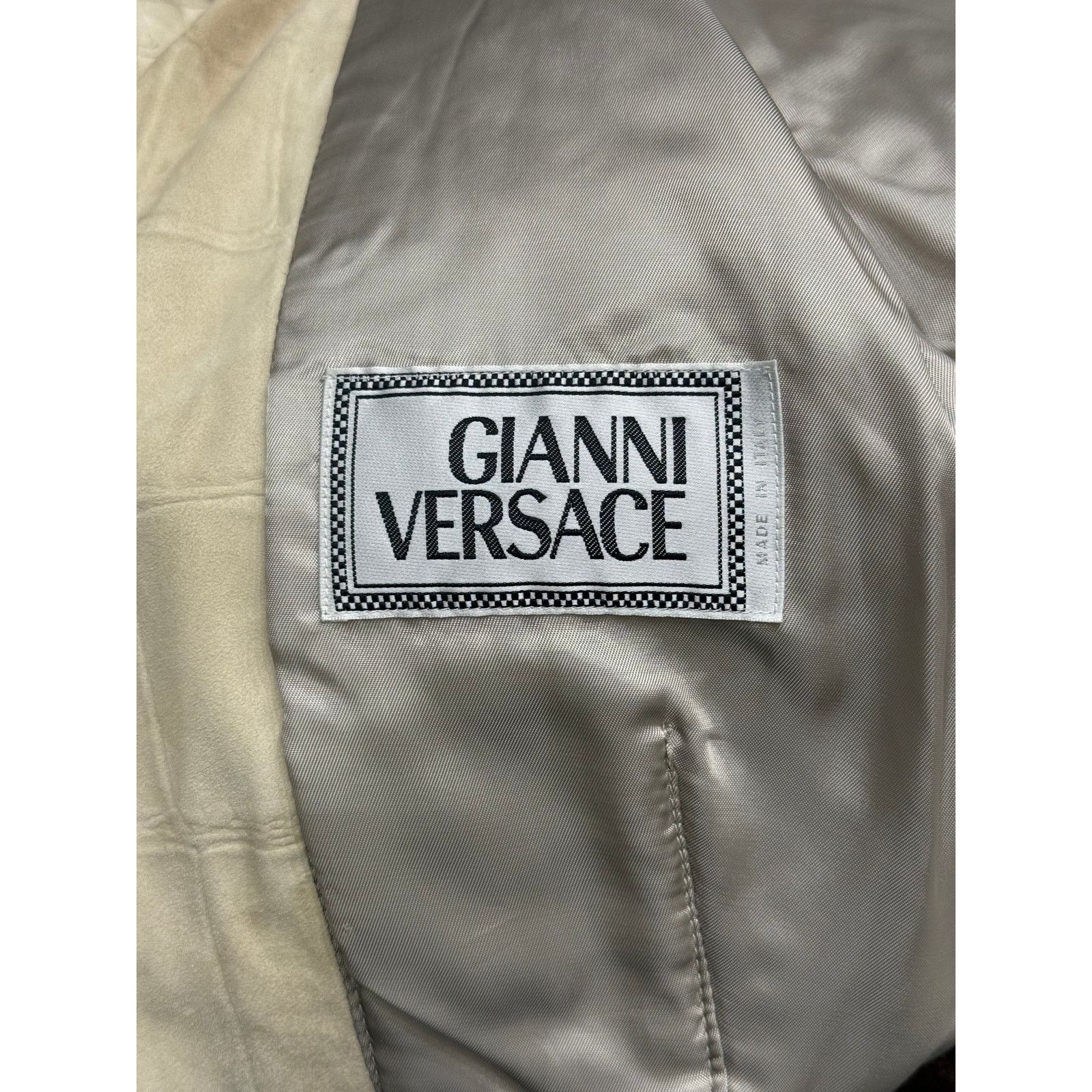 Versace A/W1994 Gianni Versace cropped crocodile leather jacket Size M / US 6-8 / IT 42-44 - 12 Thumbnail