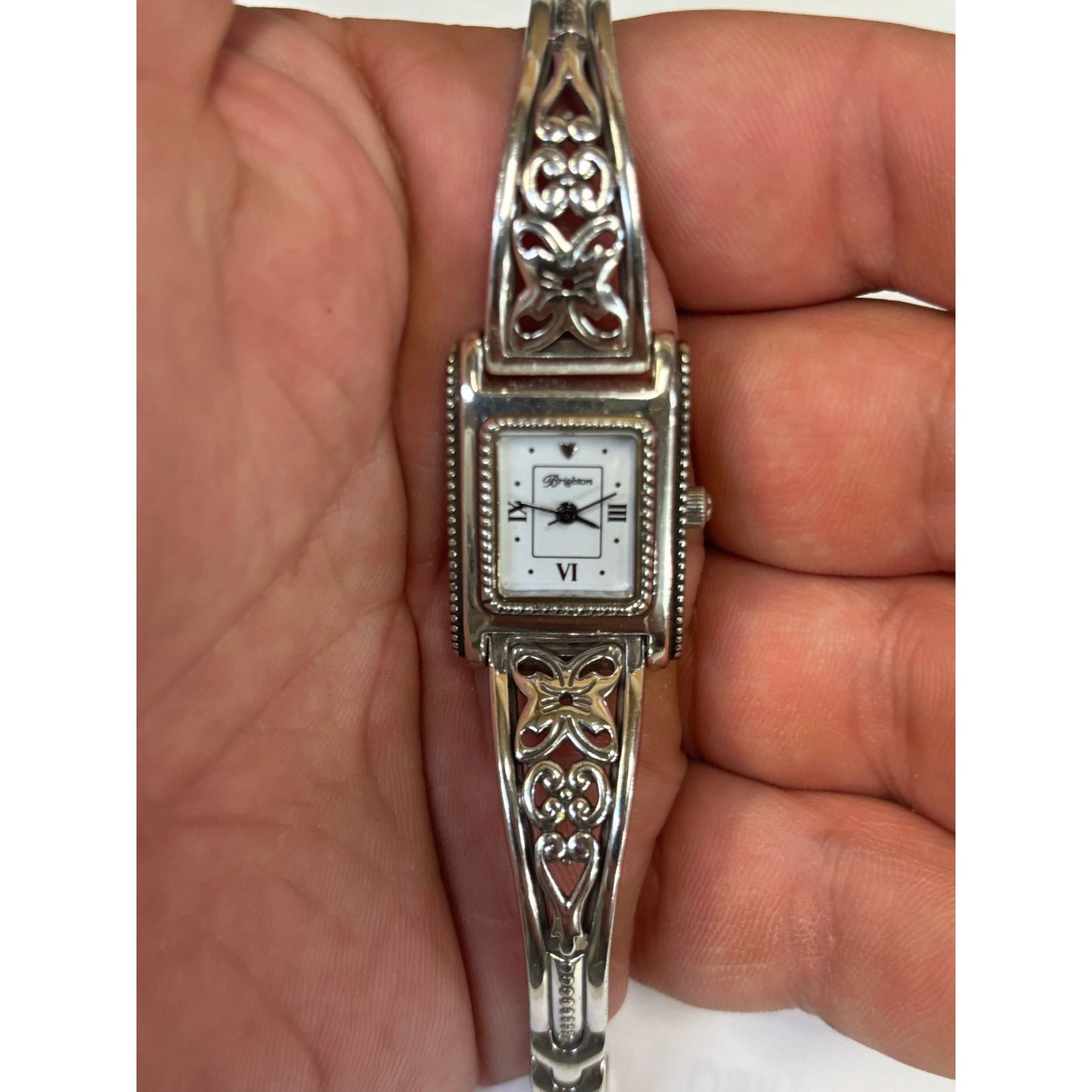 Brighton Brighton Silver Plated Butterfly Watch! New Battery! Size ONE SIZE - 1 Thumbnail