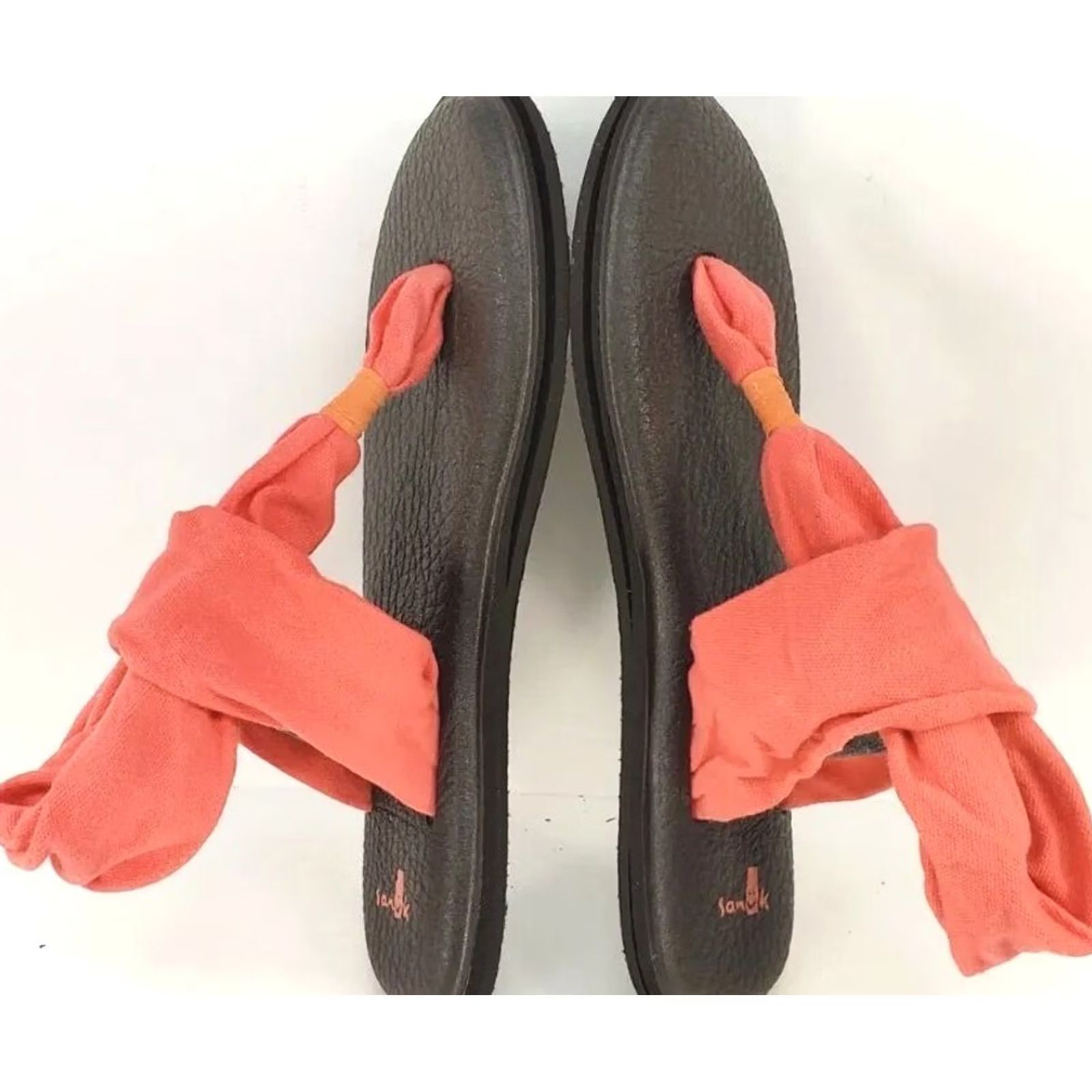 Sanuk Sanuk Yoga Sling 2 Sandals Womens Size 7 Coral Color Slip-On M Sandals Size US 7 / IT 37 - 7 Thumbnail