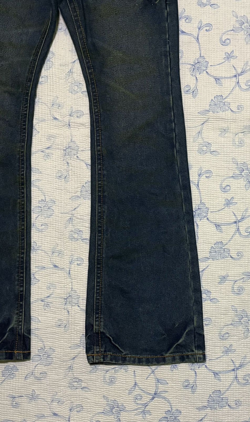 Japanese Brand Japanese Icom Streetwear Flared Jeans Distressed Denim Size US 31 - 8 Thumbnail