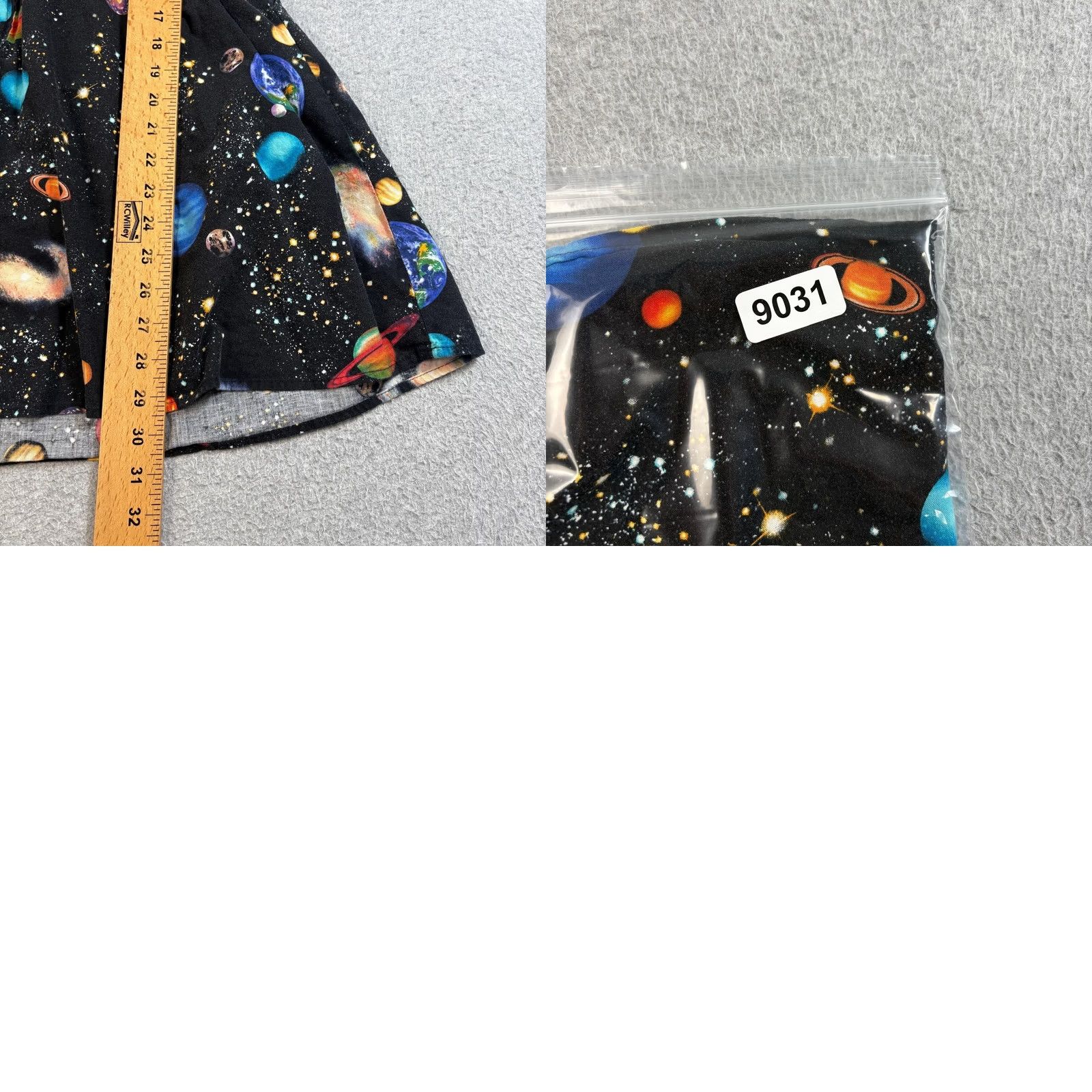 Vintage Retrolicious Dress Womens Small Black Space Planets Sleeveless Fit & Flare Pockets Size S / US 4 / IT 40 - 8 Thumbnail