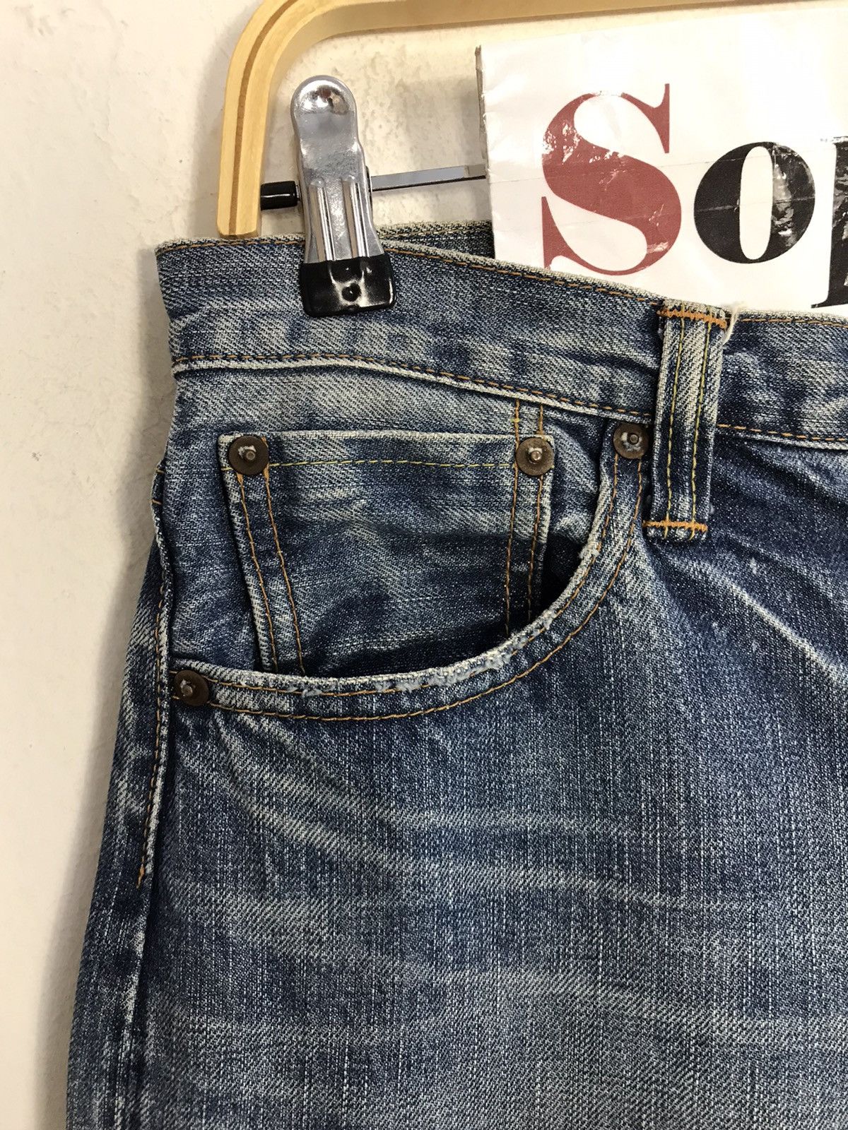 Japanese Brand × Vintage Vintage Totalite Selvedge Short Pants Design Style Size US 32 / EU 48 - 8 Thumbnail