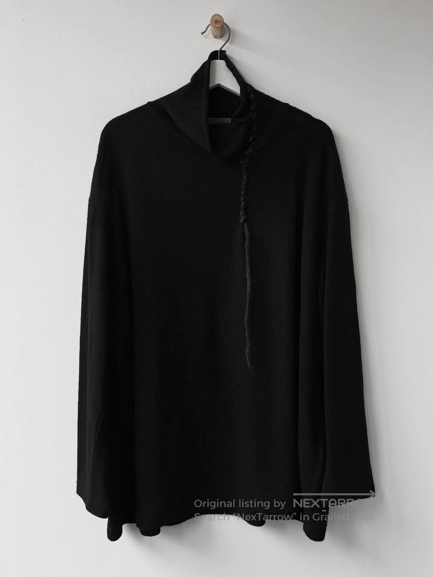 Yohji Yamamoto Yohji Yamamoto Pour Homme 24AW Turtleneck Top. Size US L / EU 52-54 / 3 - 1 Thumbnail