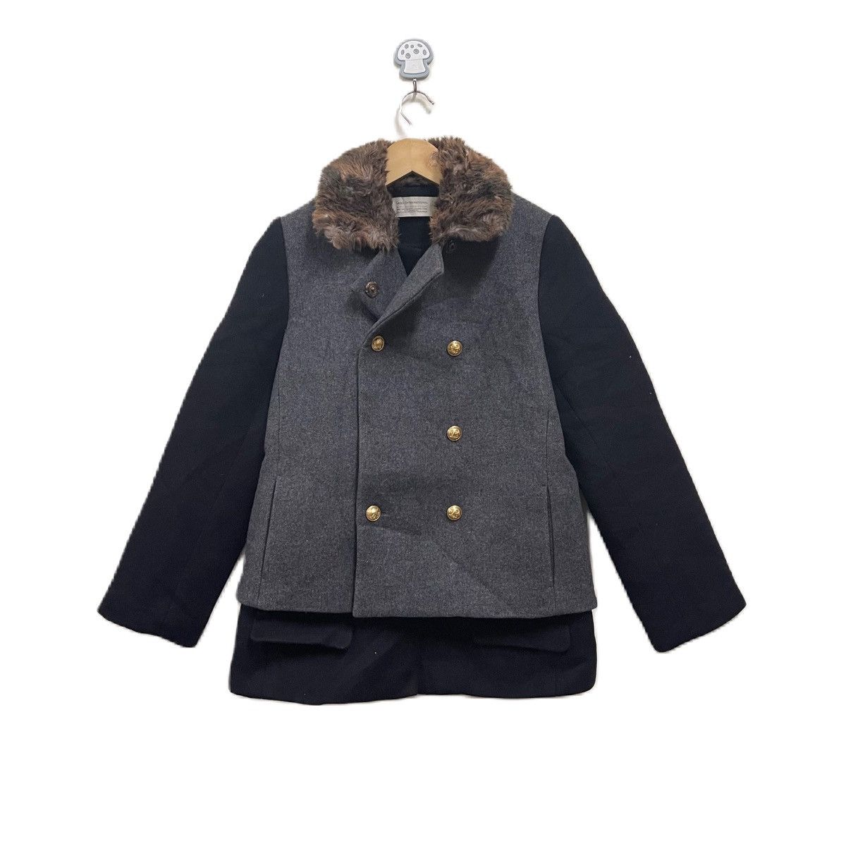 GREED International Japan jacket coat faux fur