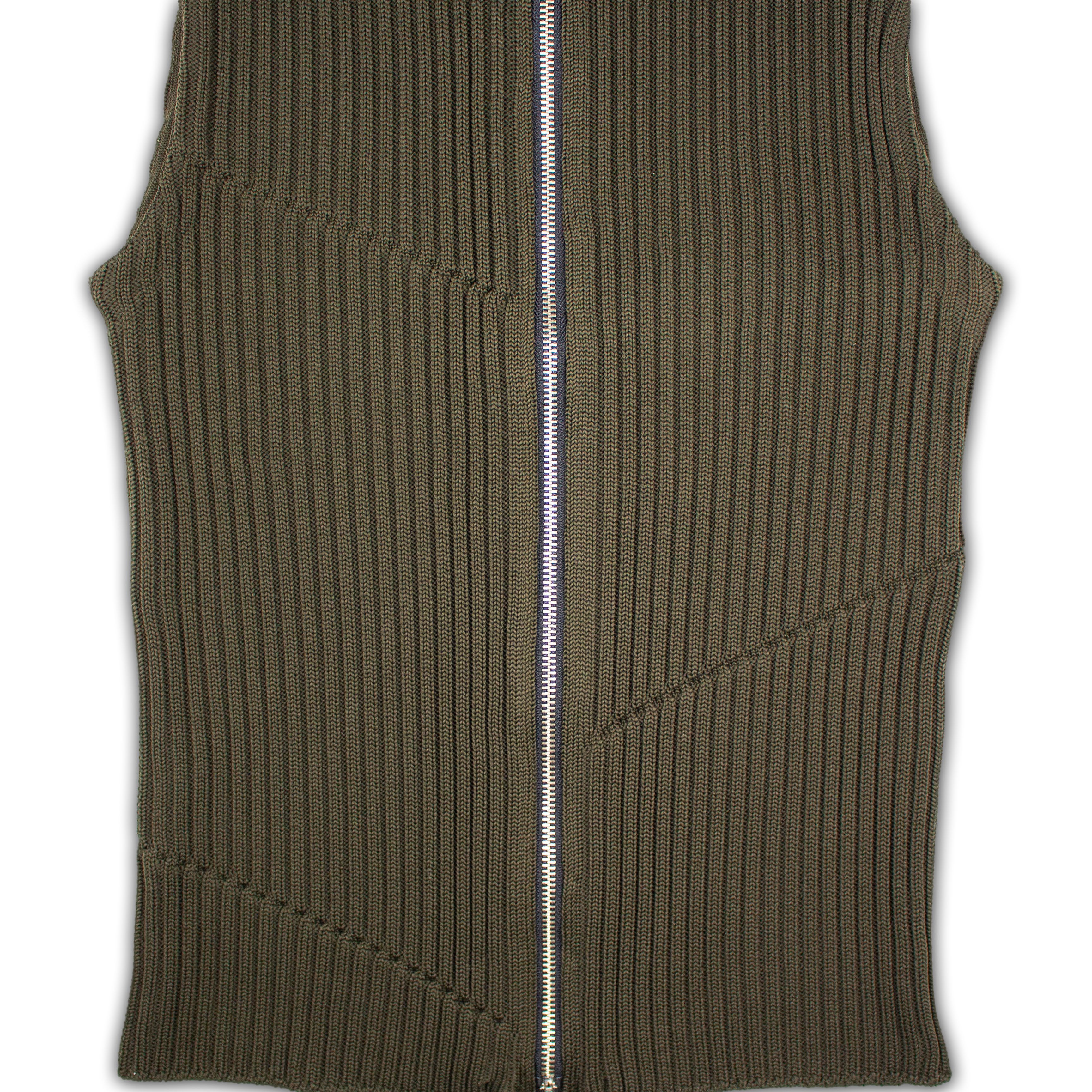 Issey Miyake Issey Miyake IM PRODUCT ASYMMETRIC STITCH KNITTED VEST Size US M / EU 48-50 / 2 - 3 Thumbnail