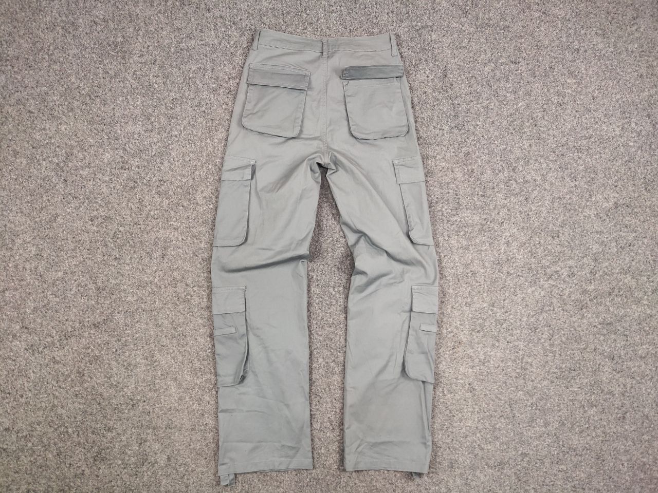 Japanese Brand Vintage Y2K Japanese Design Gray Cotton Cargo Baggy Pants Size US 32 / EU 48 - 10 Thumbnail