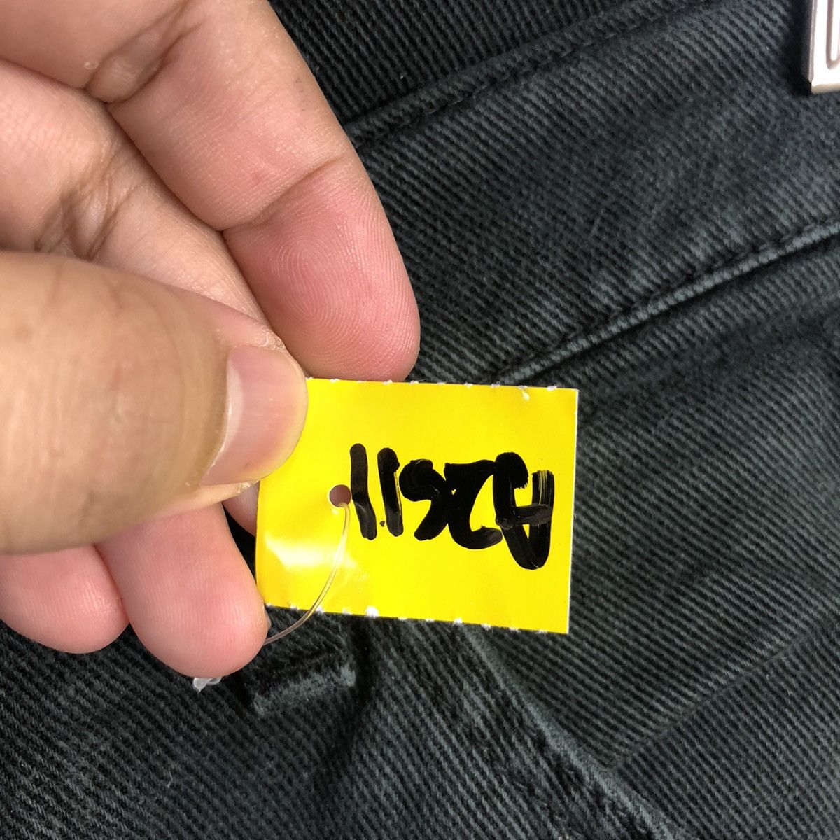 Levi's Levis 607 orange tag Black Denim jeans Pants #A2611 Size US 33 - 9 Thumbnail