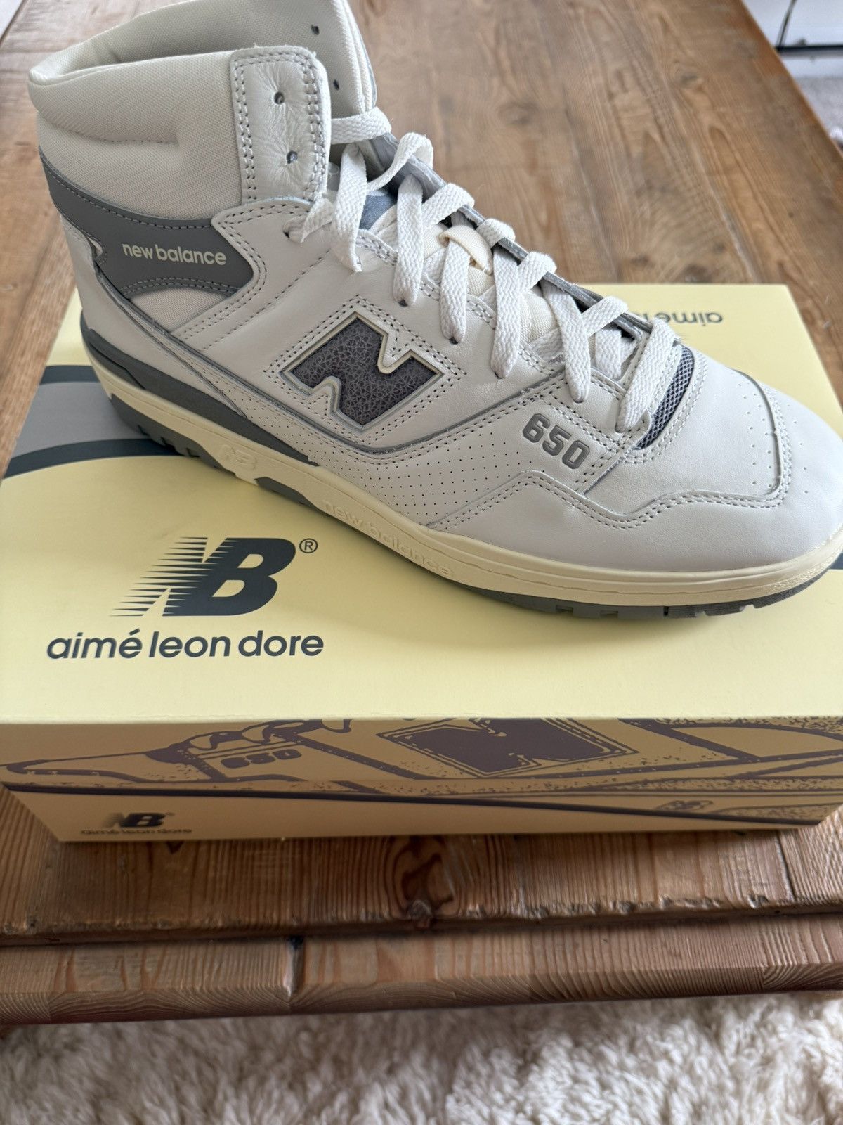 New Balance New Balance x Aime Leon Dore 650 Shoes White Size 13 Size US 13 / EU 46 - 1 Thumbnail
