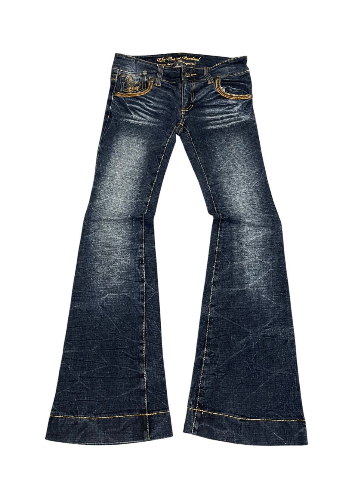 Tornado Mart Japanese Flared Bootcut Denim Pants Size 30" / US 8 / IT 44 - 2 Thumbnail