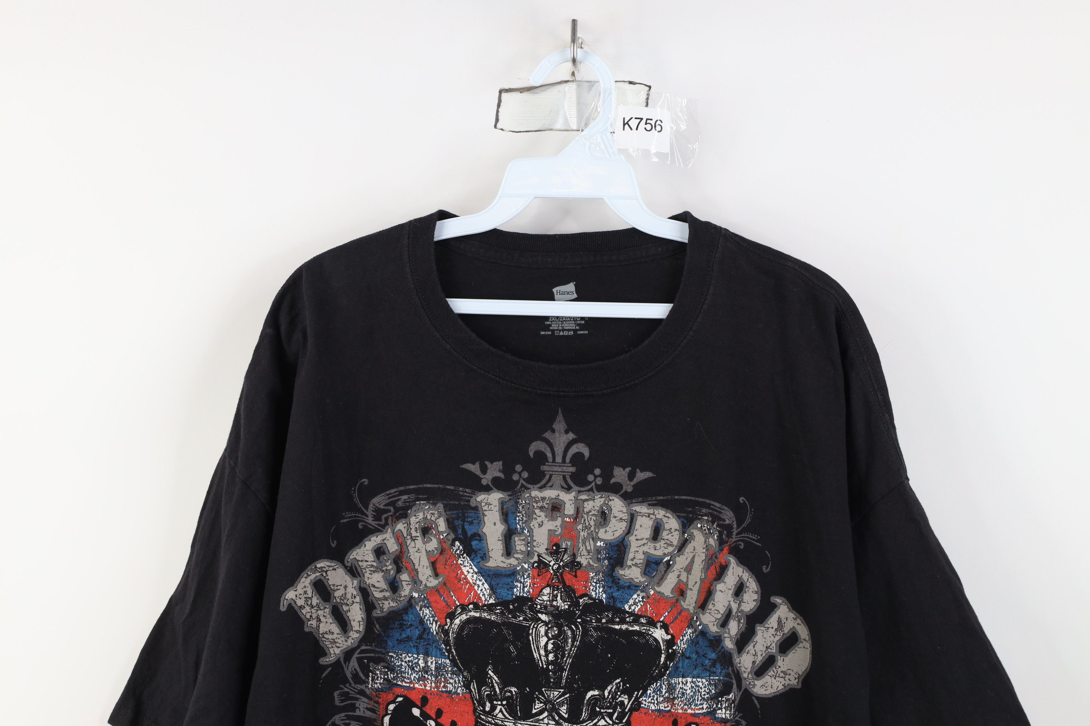 Vintage Y2K 2012 Rock of Ages Tour Def Leppard Band T-Shirt Cotton Size US XXL / EU 58 / 5 - 2 Thumbnail