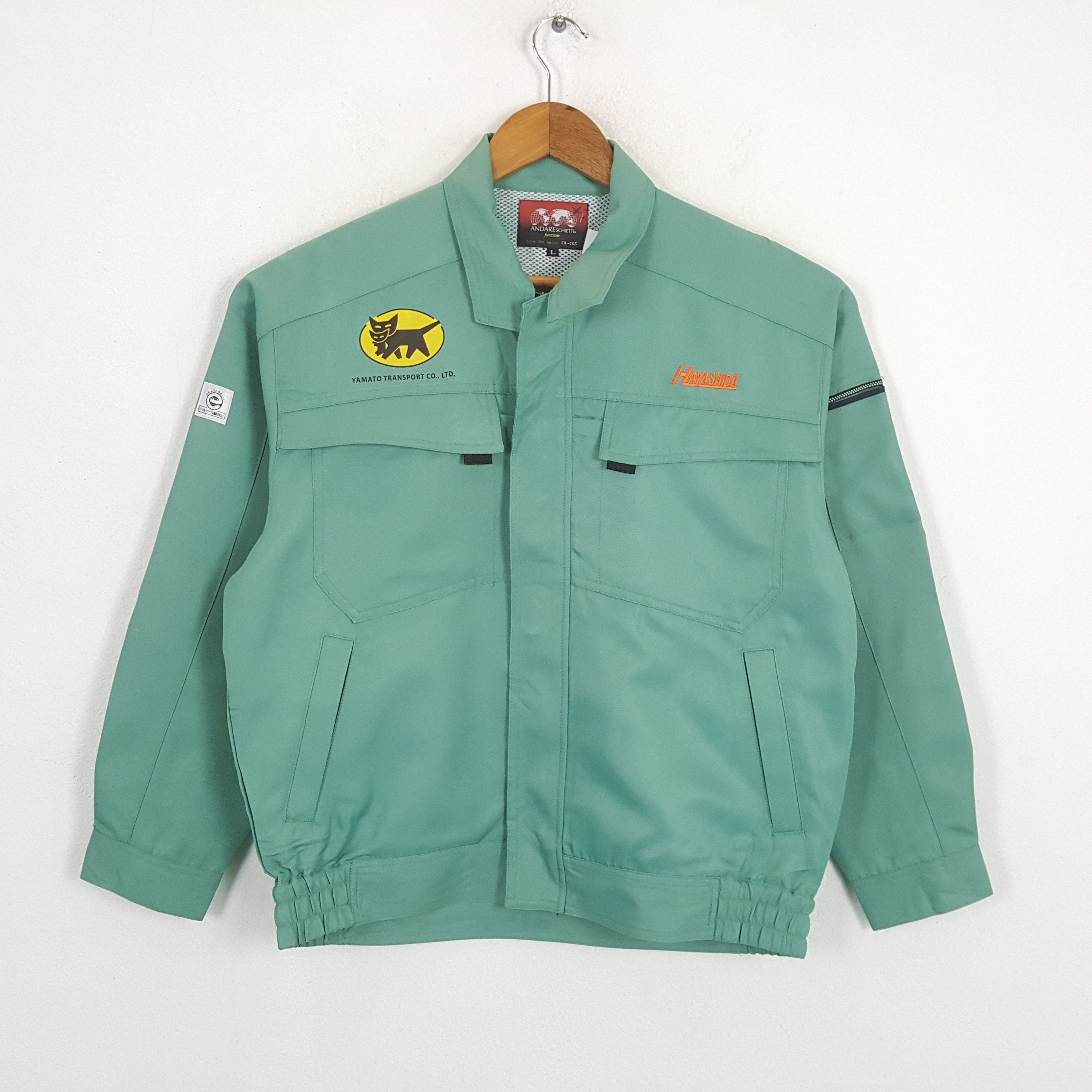 Japanese Brand × Vintage Vintage YAMATO TRASNPORT Japanese Company Staff Jacket Size US L / EU 52-54 / 3 - 3 Thumbnail