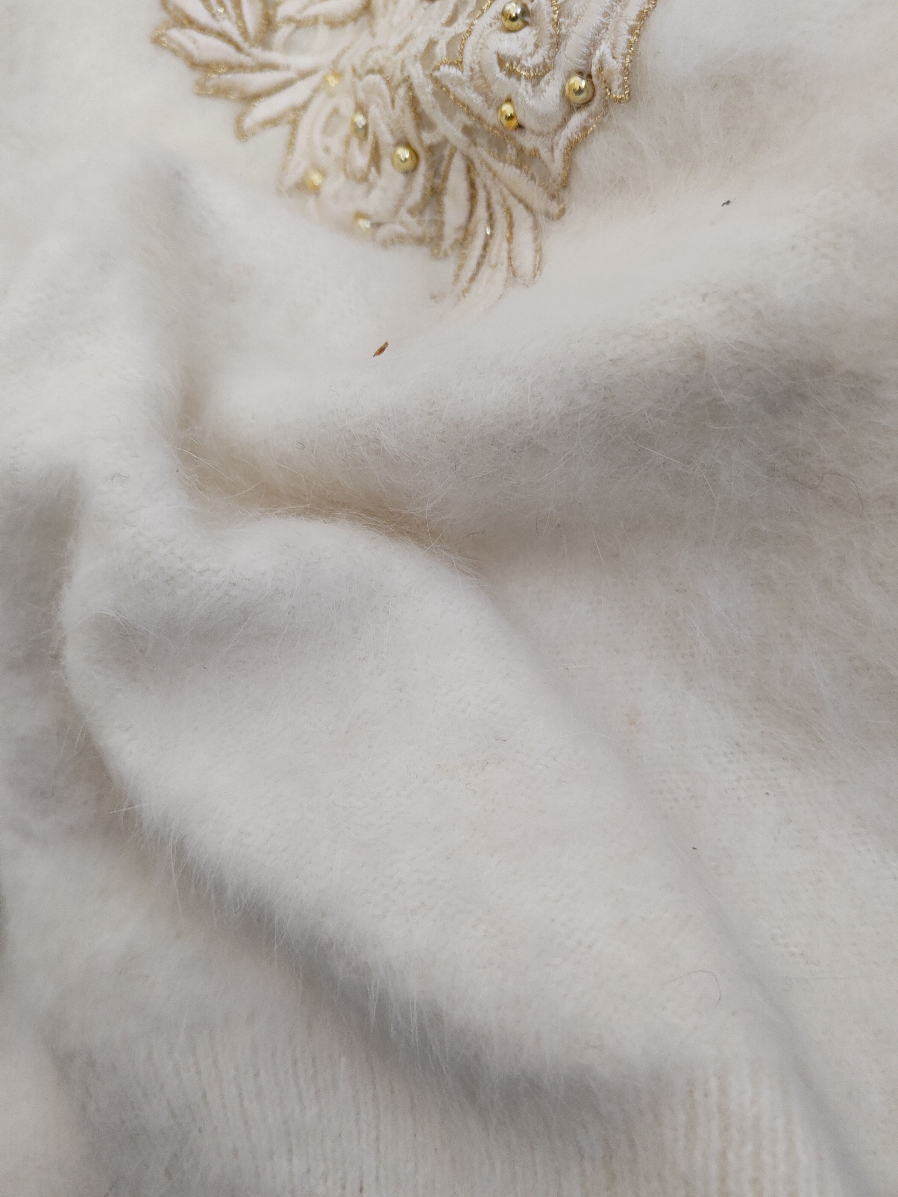 Japanese Brand Japanese Brand White Shag Shaggy Fur Mohair Knitwear #W2029 Size S / US 4 / IT 40 - 10 Thumbnail