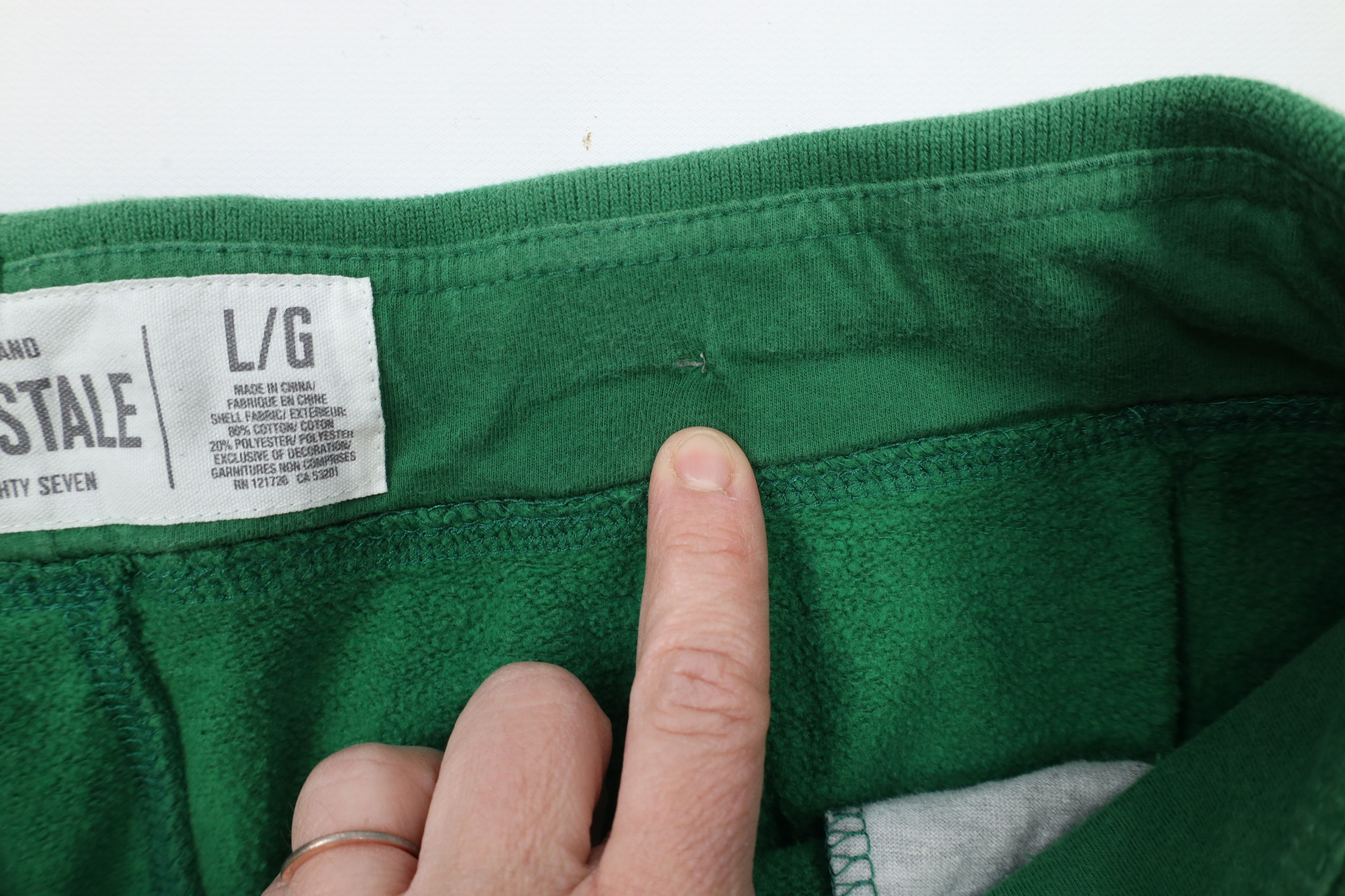 Aeropostale × Vintage Vintage 90s Y2K Aeropostale Spell Wide Leg Sweatpants Green Size US 36 / EU 52 - 8 Thumbnail