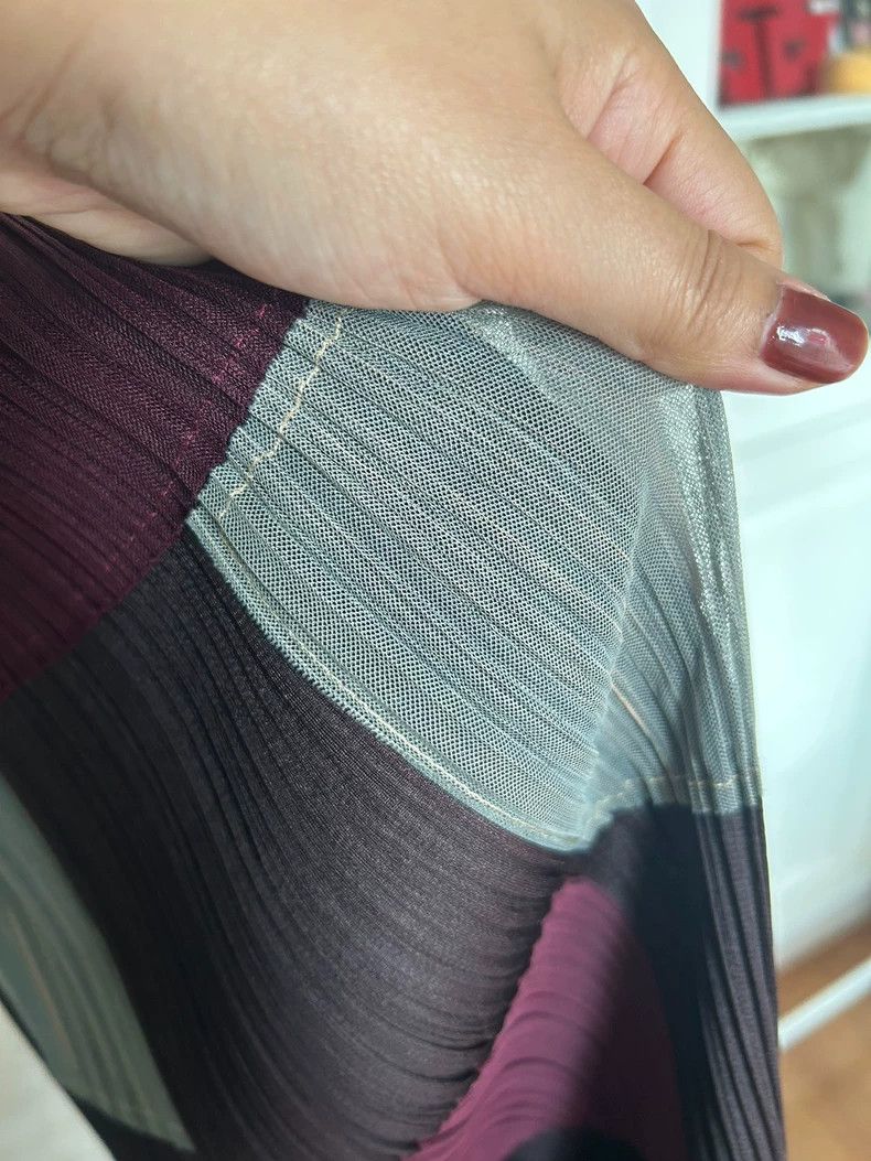 Issey Miyake Issey Miyake size:1 Brown pleated skirt Size 42" / US 20 - 4 Thumbnail