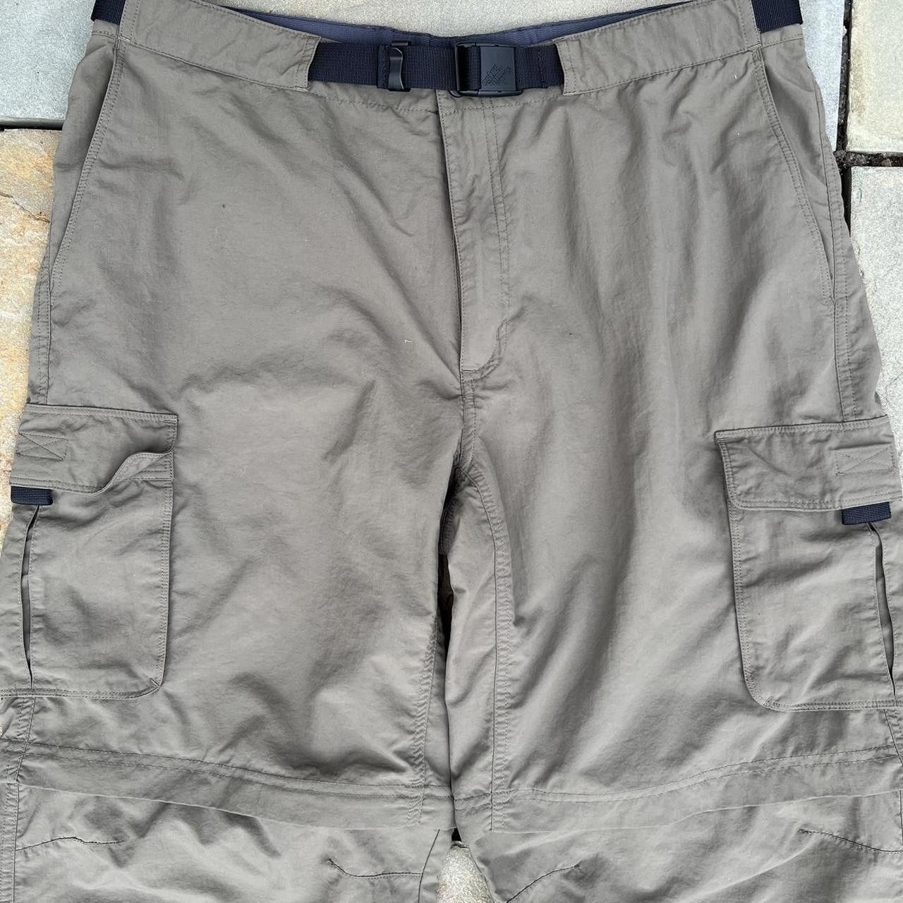 Eastern Mountain Sports Dark Khaki Green Gorpcore Convertible Utility Cargo Pants Size US 36 / EU 52 - 2 Thumbnail