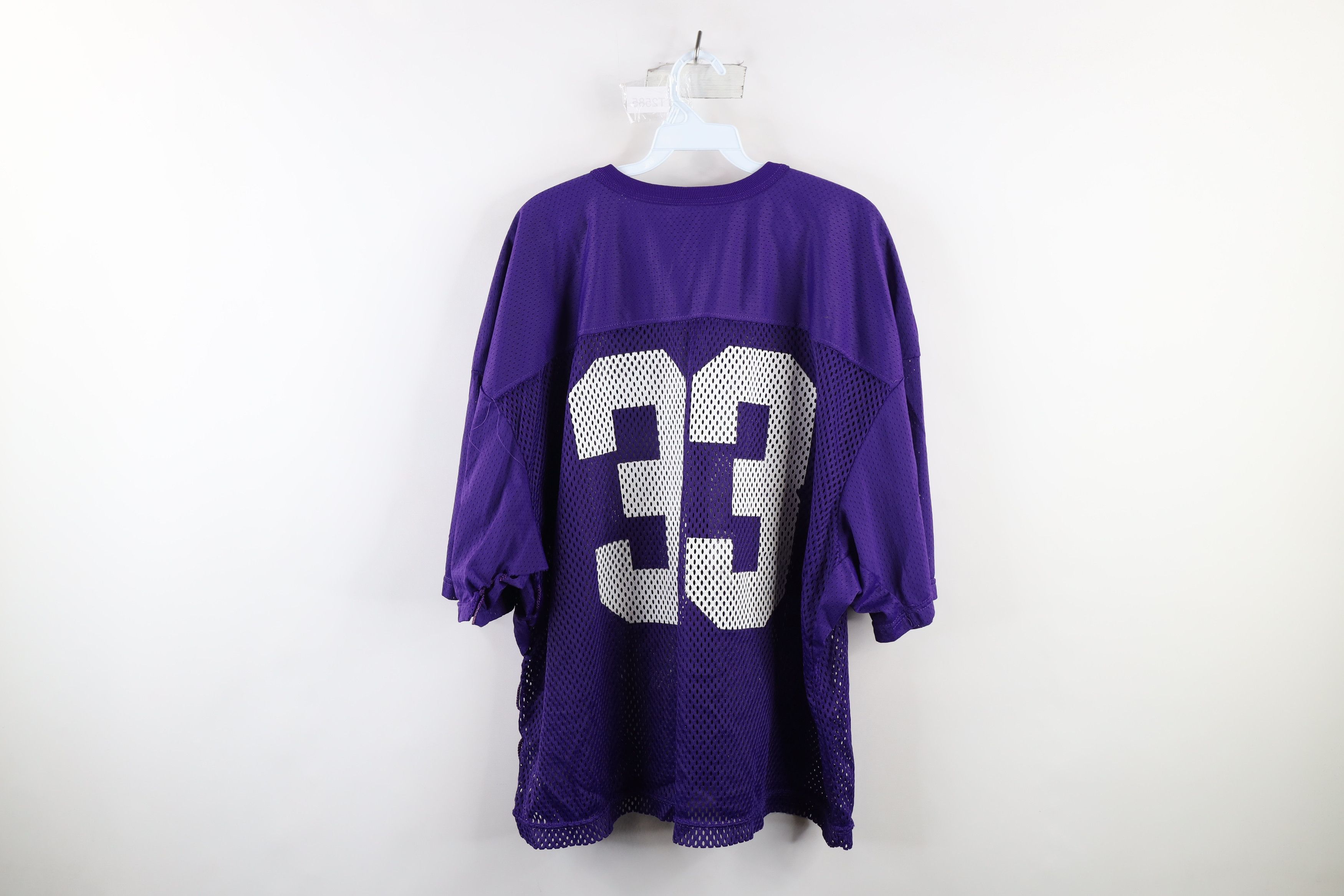 Vintage Vintage 90s Streetwear Cropped Mesh Football Jersey USA Size US XXL / EU 58 / 5 - 12 Thumbnail