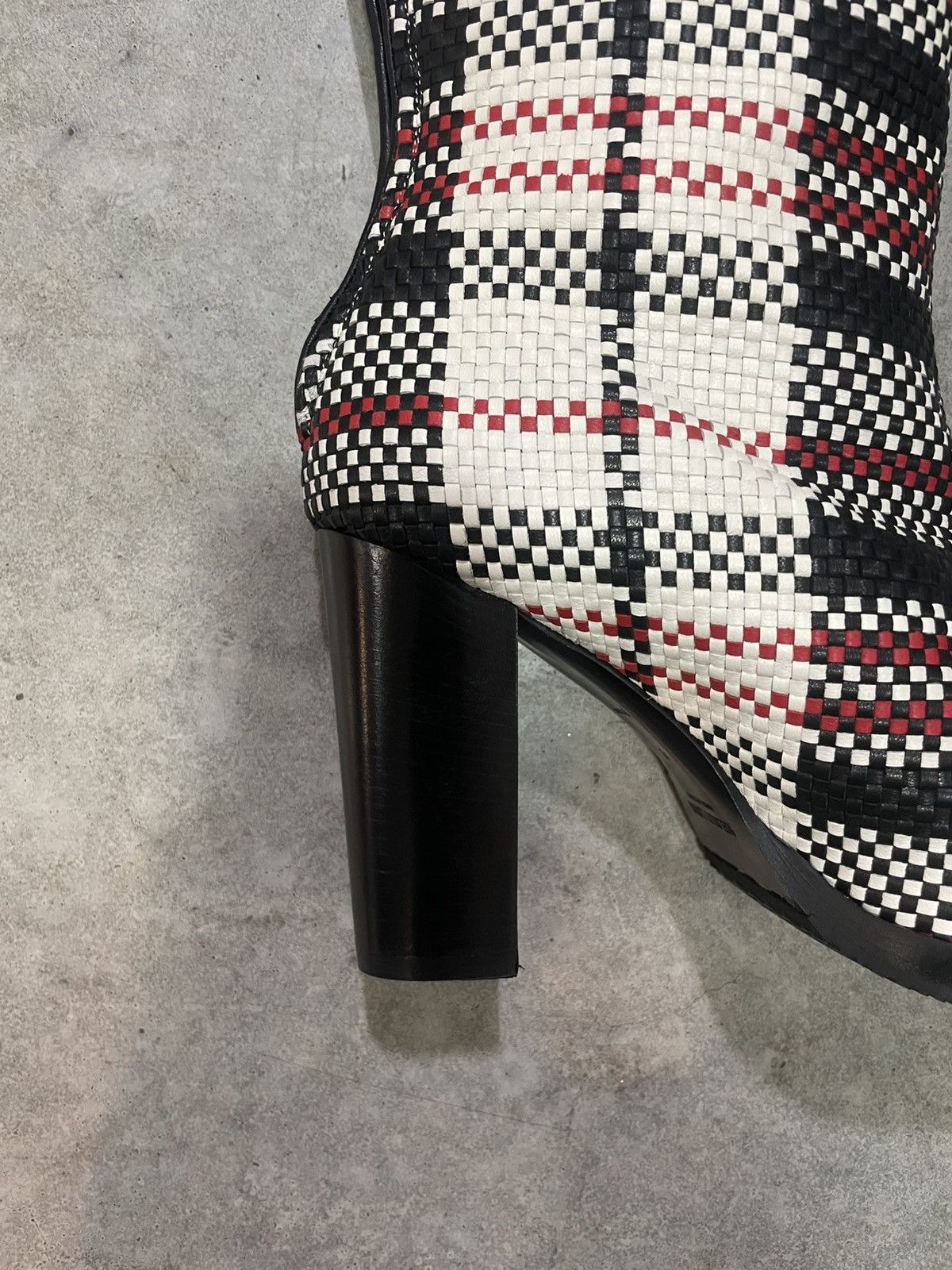 Helmut Lang FW24 Sample Helmut Lang Plaid Knee-High Boots Size US 12 / IT 42 - 3 Thumbnail