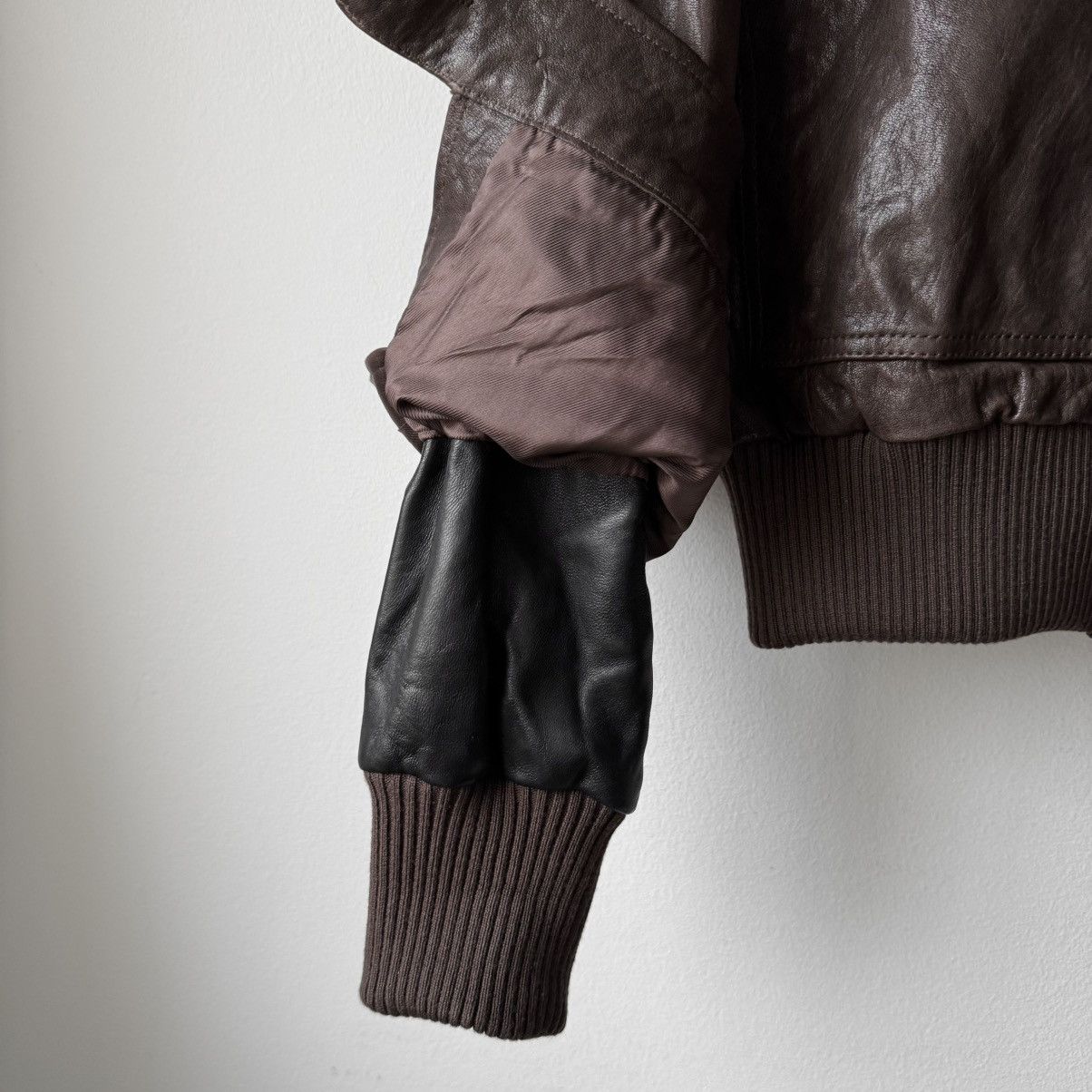Dolce & Gabbana Dolce & Gabbana FW2005 Double Layered Bomber Leather Jacket Size US L / EU 52-54 / 3 - 11 Thumbnail