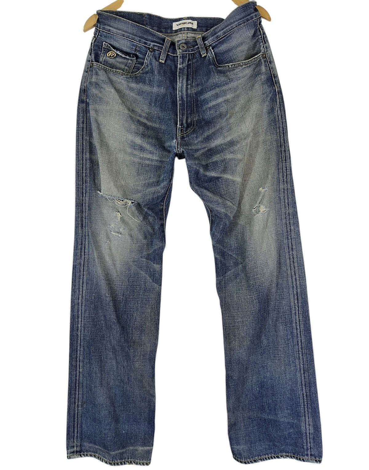 bapeデニム　フロントスター　nigo Nigo Era A Bathing Ape Classic Bape Star jeans