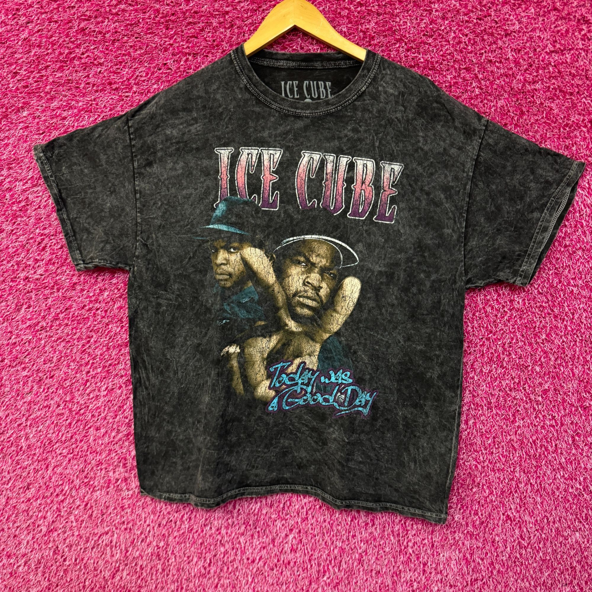 Rap Tees Ice Cube Today Was a Good Day Mineral Wash Tshirt Size XL Size US XL / EU 56 / 4 - 1 Thumbnail