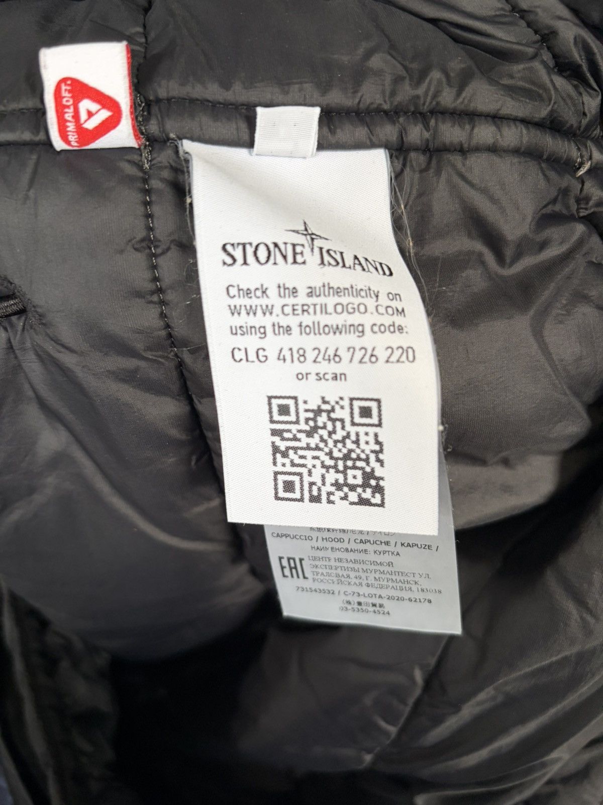 Stone Island STONE ISLAND NASLAN LIGHT WATRO WITH PRIMALOFT TC JACKET Size US M / EU 48-50 / 2 - 5 Thumbnail