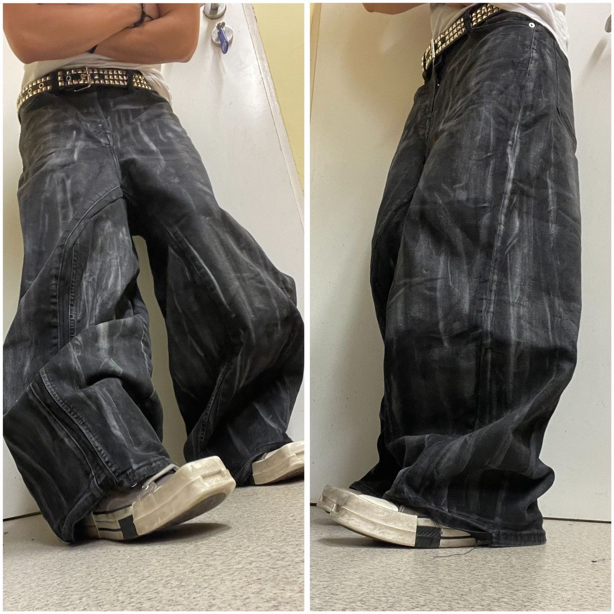 Handmade × Japanese Brand rare wax handmade Pants Size US 30 / EU 46 - 1 Thumbnail