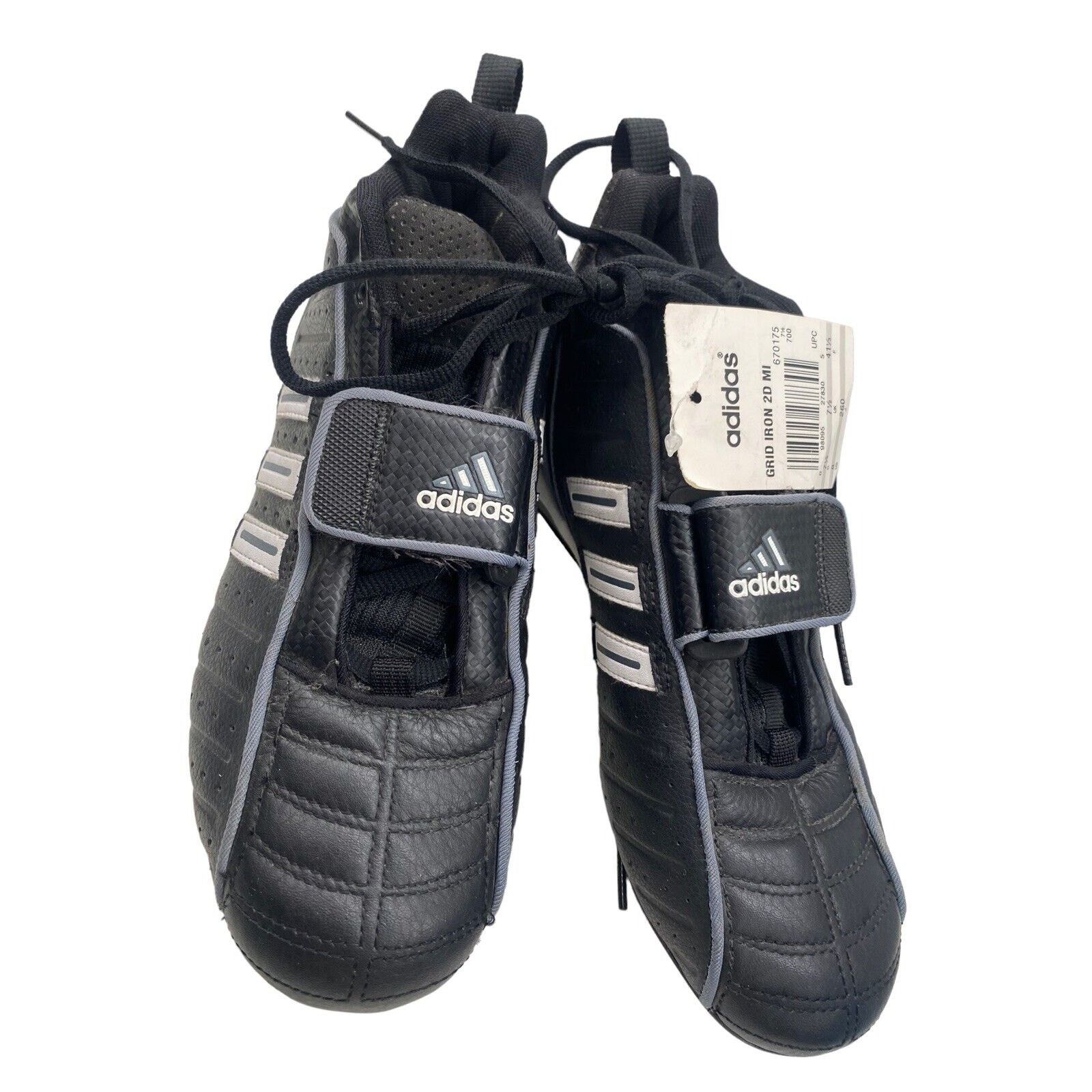 Adidas Adidas Grid Iron 2D MI Football Cleats Men's Size 8 Black Size US 8 / EU 41 - 1 Thumbnail