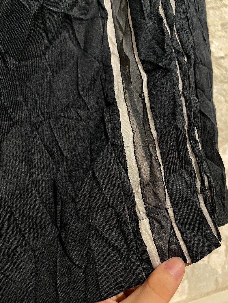 Y's Y's size 1 Black and white striped baggy creased single str Size US 28 / EU 44 - 9 Thumbnail