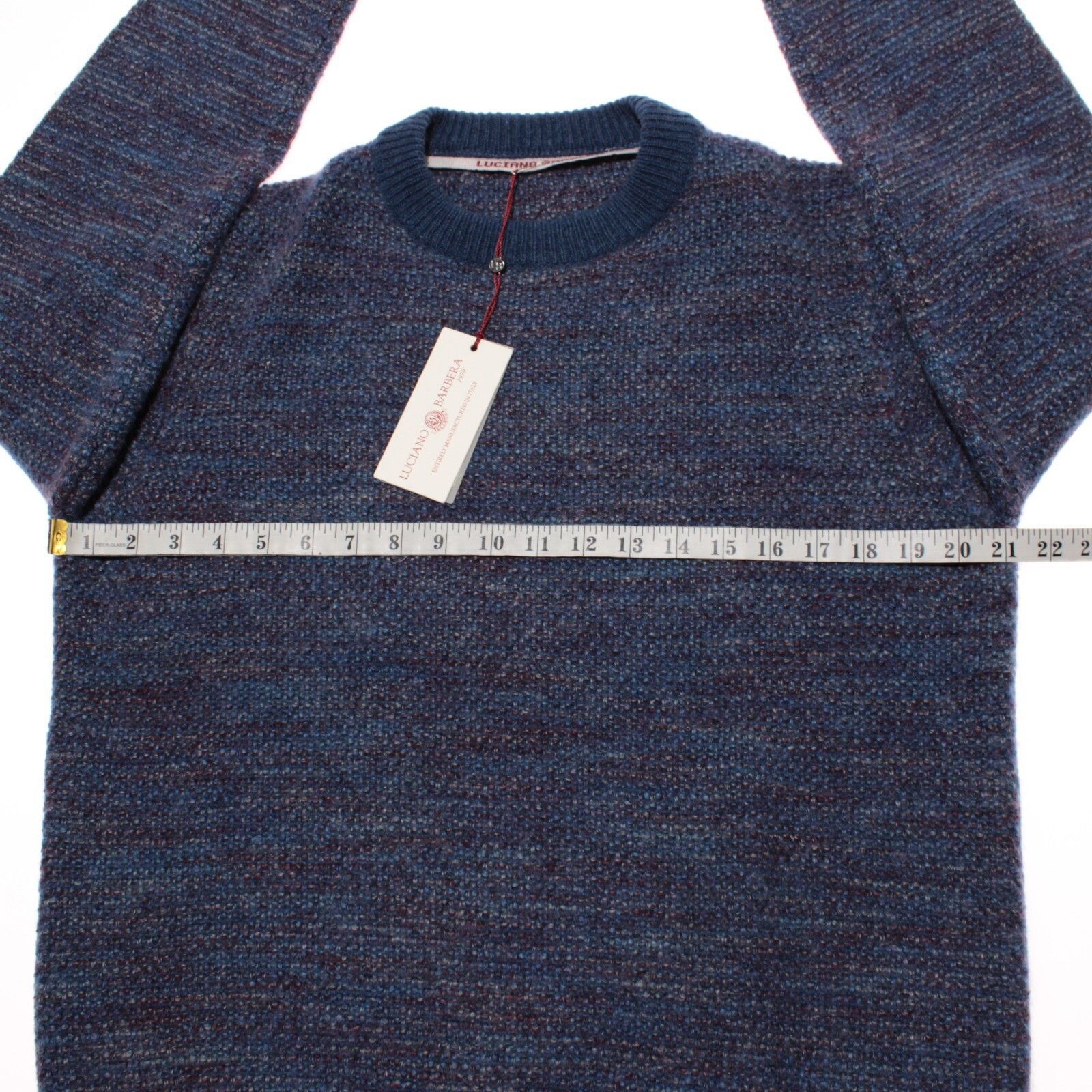 Luciano Barbera Luciano Barbera Sweater Size US M in Blue Size US M / EU 48-50 / 2 - 4 Thumbnail