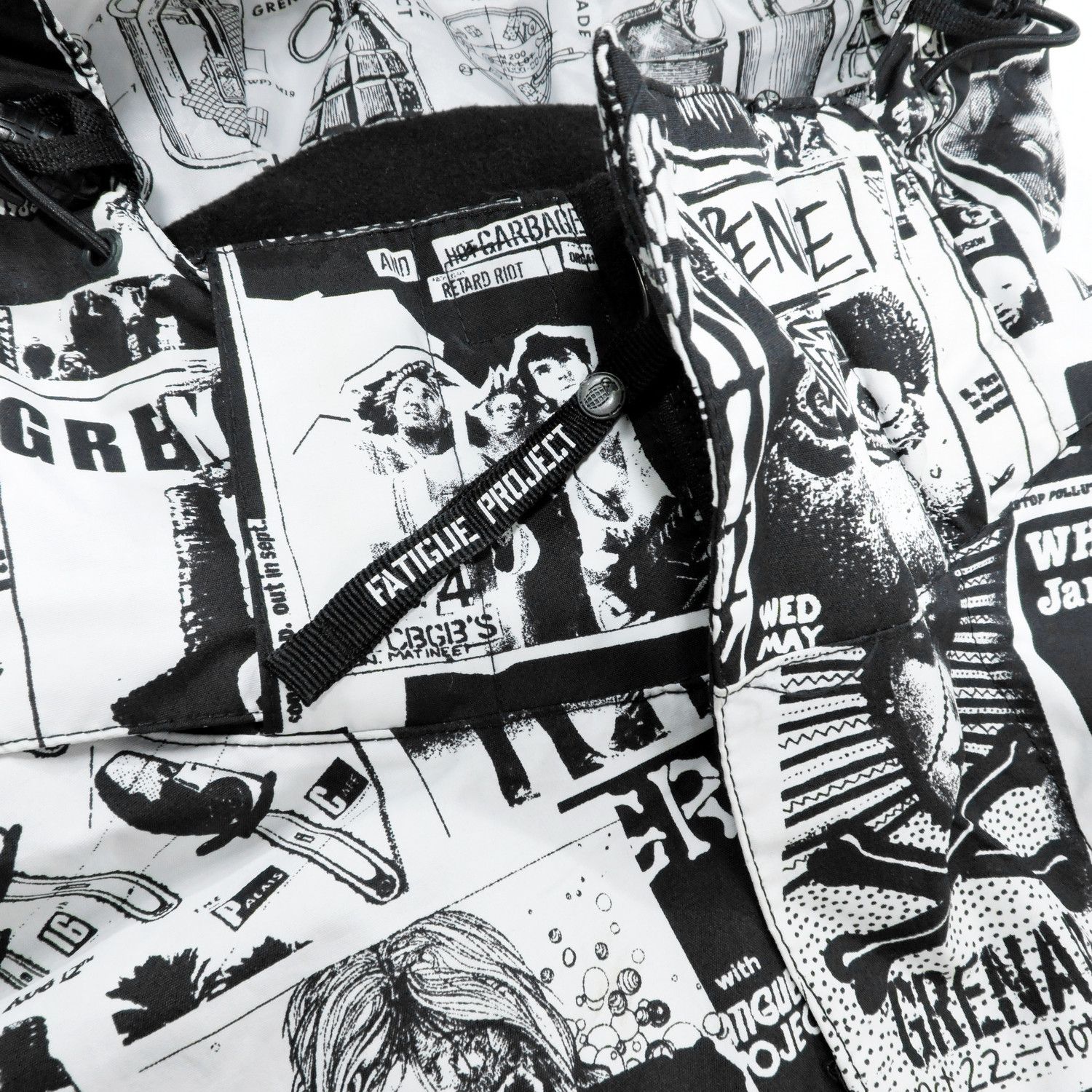 Grenade GRENADE FATIGUE PROJECT PUNK COLLAGE PRINT SNOWBOARD JACKET Size US M / EU 48-50 / 2 - 14 Thumbnail