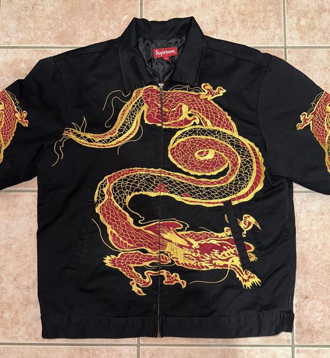 Supreme Supreme Dragon Work Jacket | Grailed