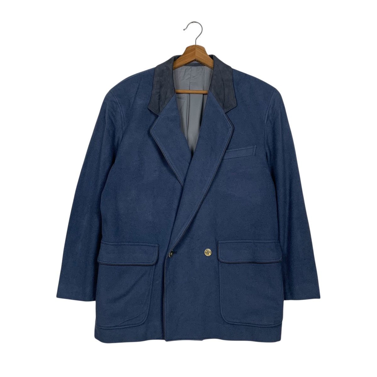 Lanvin Lanvin Studio Wool Double Breasted Blazer Jacket Size US M / EU 48-50 / 2 - 1 Thumbnail