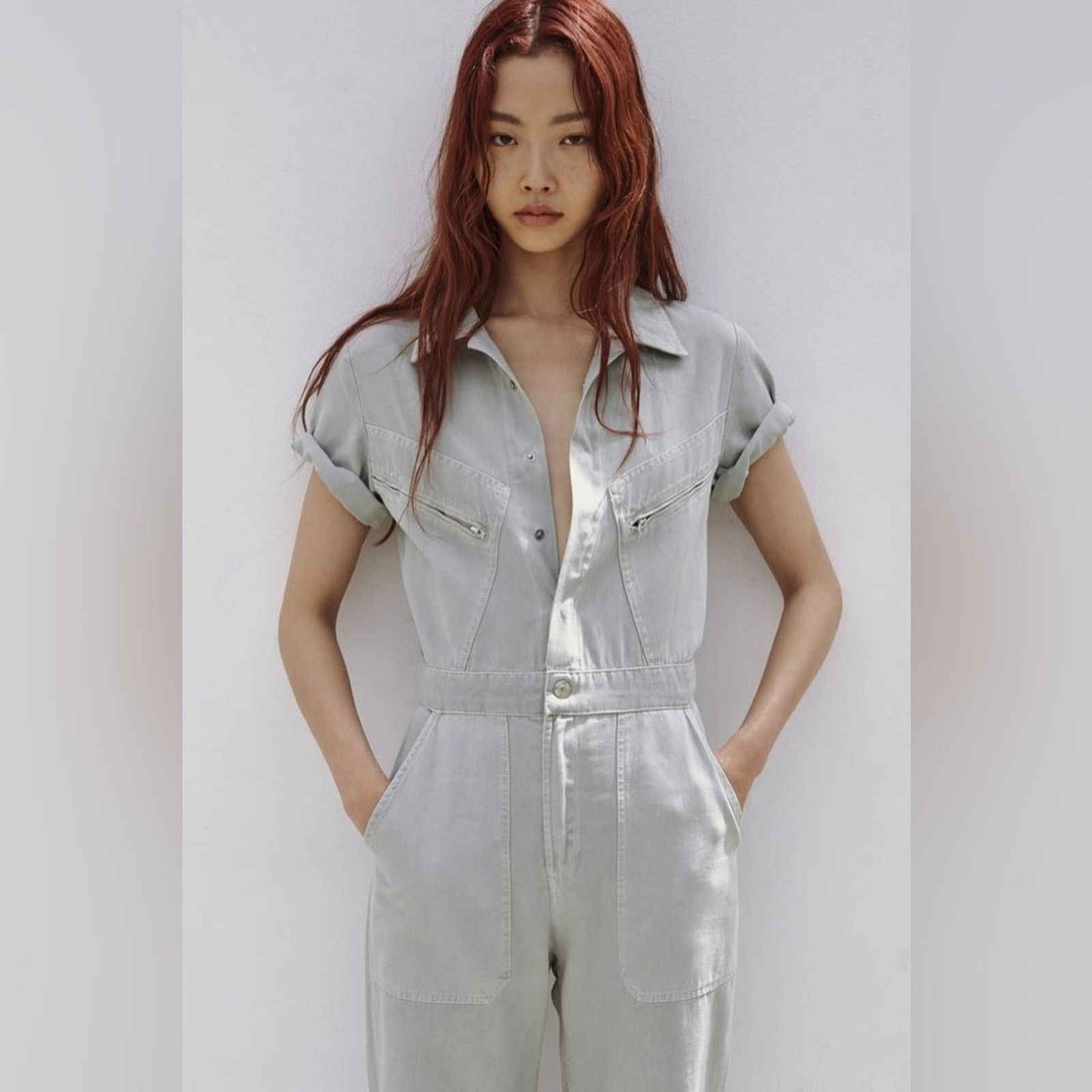 Zara ZARA LONG COLORFUL JUMPSUIT Size 26" / US 2 / IT 38 - 6 Thumbnail