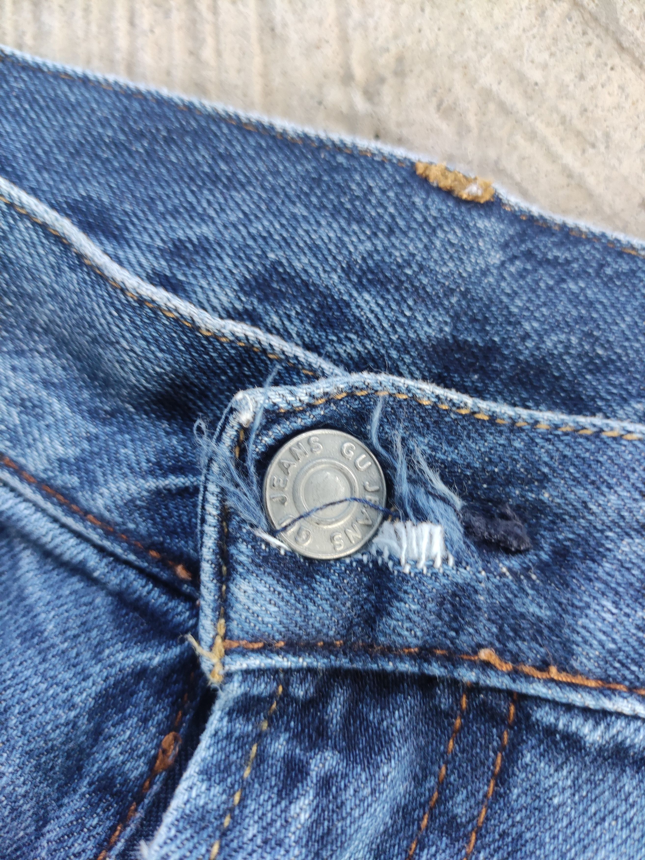 GU Vintage GU Baggy Jean Faded Denim Pants Size US 40 / EU 56 - 6 Thumbnail