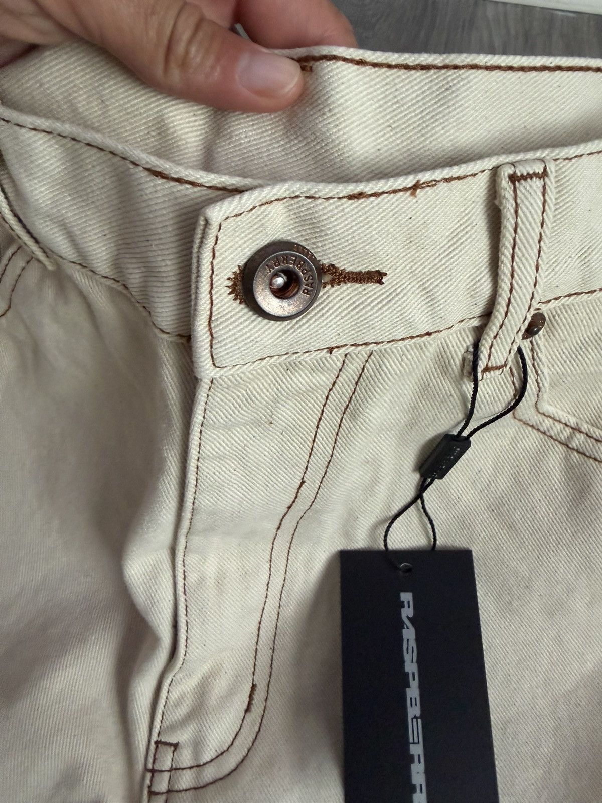 The GV Gallery The GV Gallery Cream Shorts Size US 28 / EU 44 - 3 Thumbnail