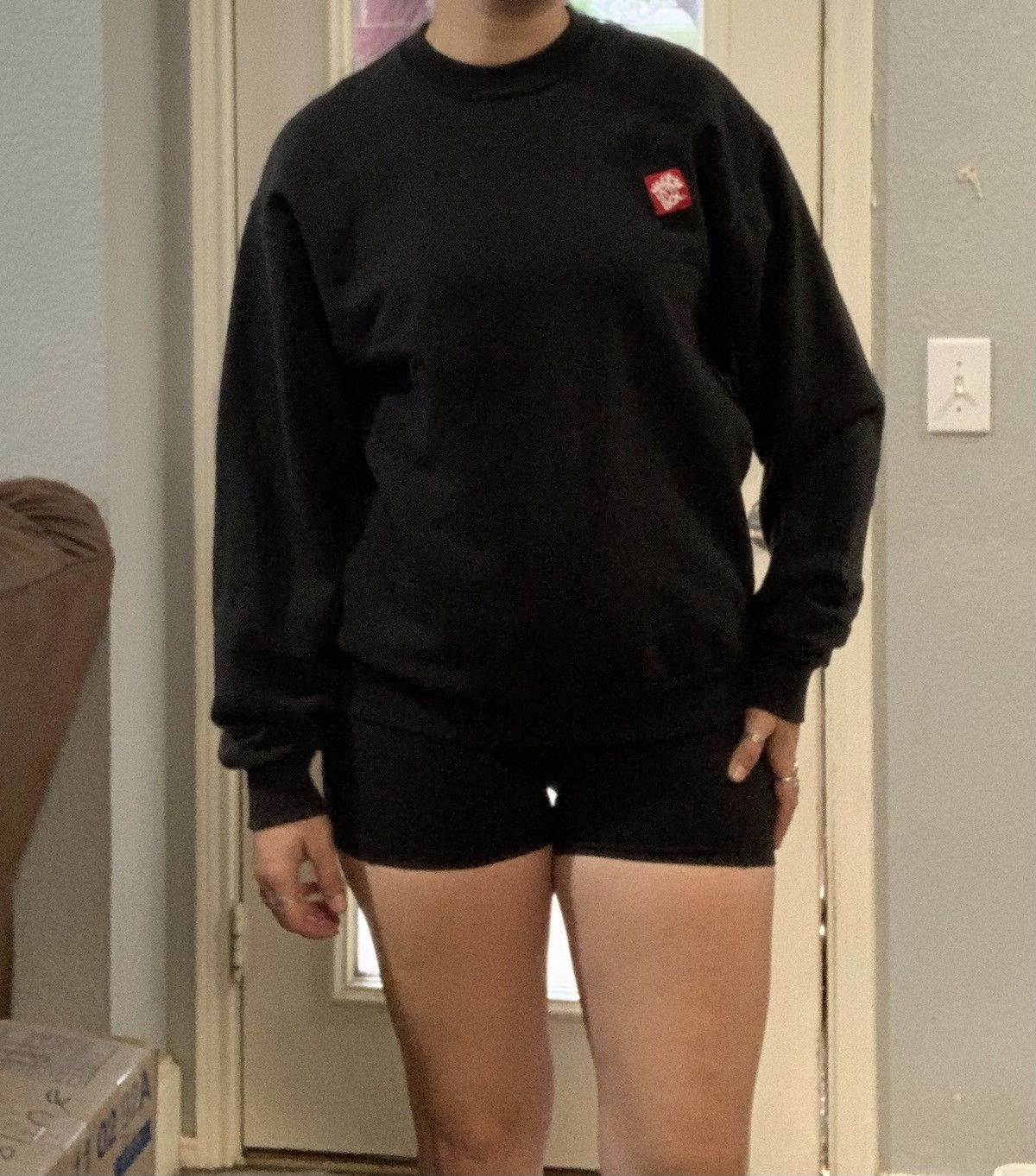Vintage Vintage 90s Jack In The Box Sweatshirt Embroidered Size US M / EU 48-50 / 2 - 1 Thumbnail