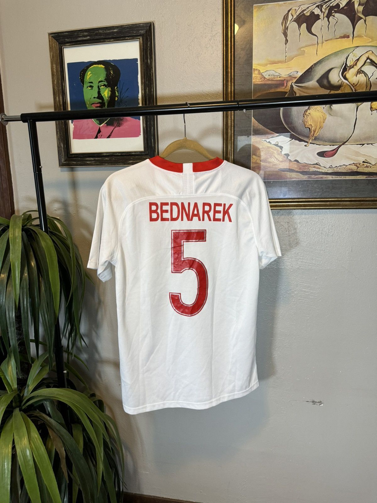 Nike Jan Bednarek 2018 Poland Nike Soccer Jersey Size US M / EU 48-50 / 2 - 2 Thumbnail